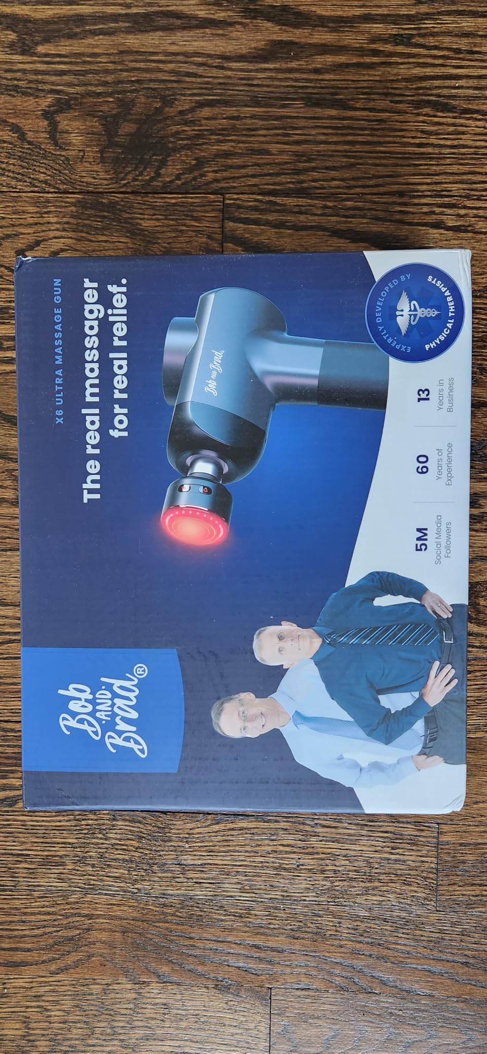BOB AND BRAD X6 Pro Massage Gun Deep Tissue Percussion with Metal Head, FSA Eligible Professional Muscle Massage Gun for Athletes, HSA Electric Massager Gun customer photo 2