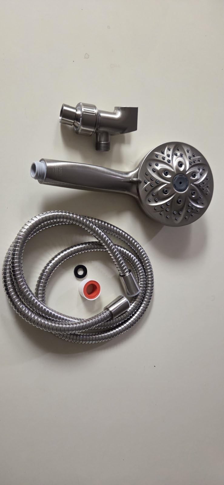 JDO High‑Pressure 6‑Setting Handheld Shower Head, 4.7 Inch Chrome Premium customer photo 2