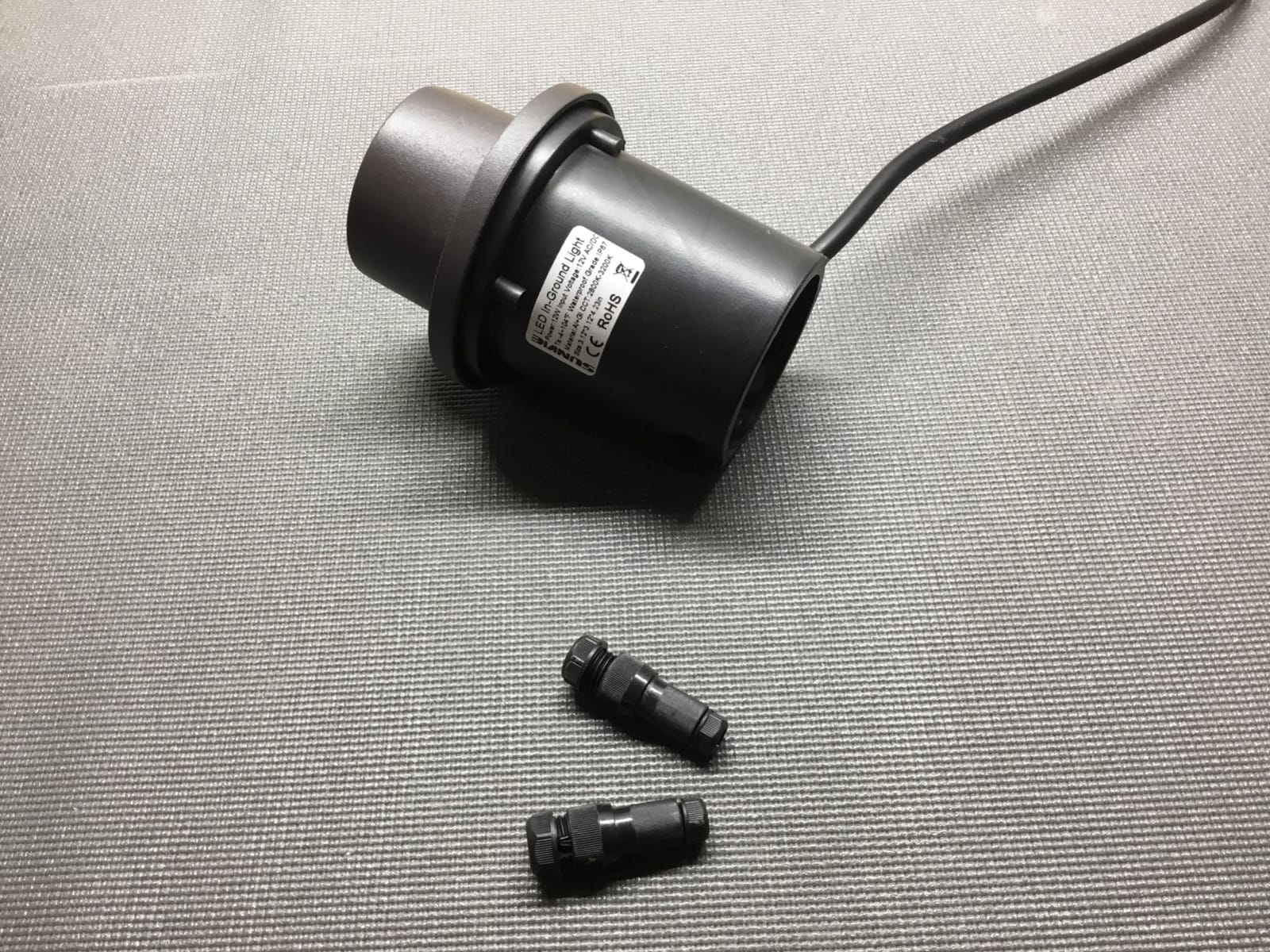 SUNVIE 12-Pack 12W 3000K LED Low Voltage Landscape Well Lights, Shield Top customer photo 1