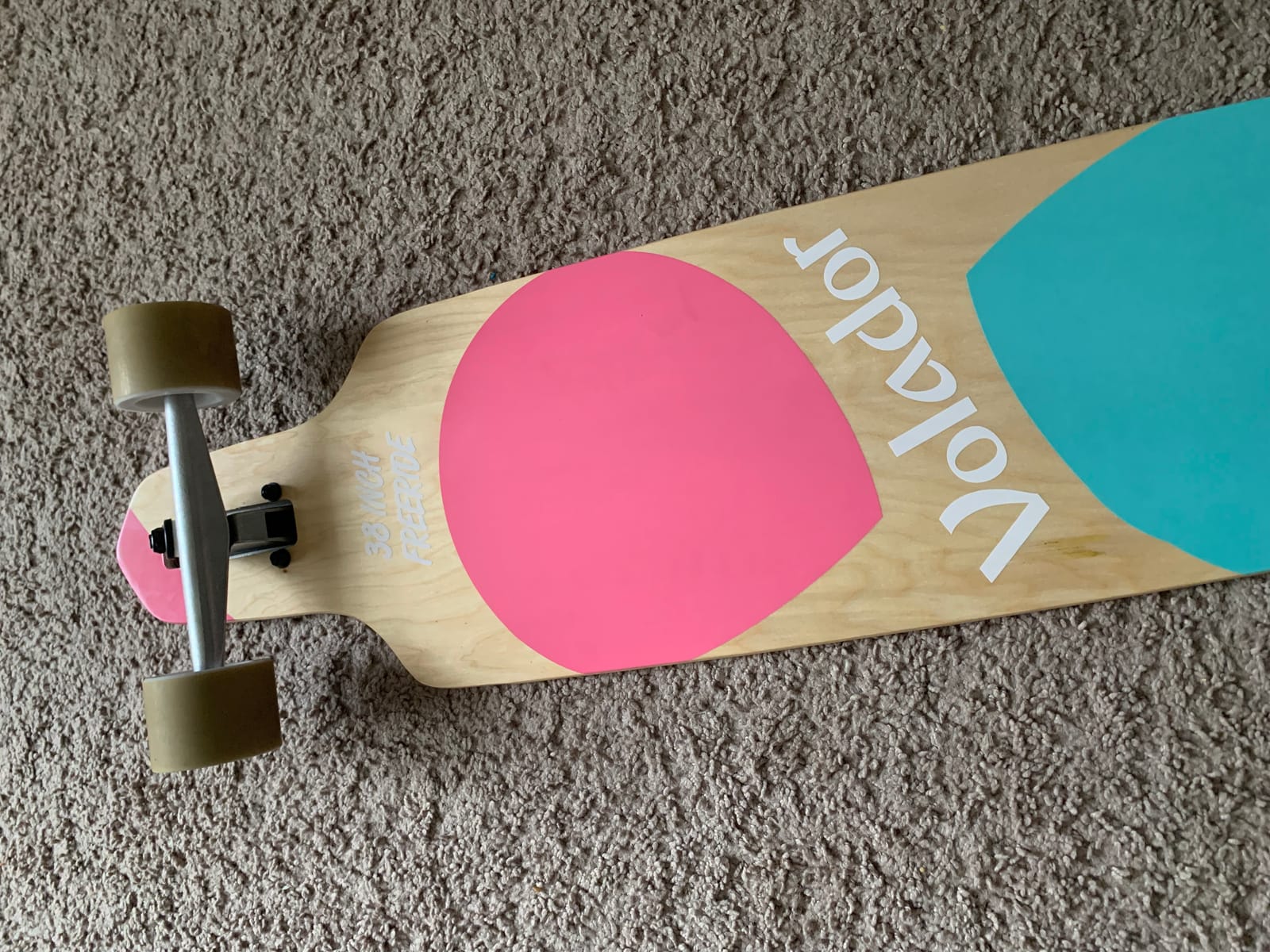 VOLADOR Urban Freeride Pro Longboard Cruiser 40inch | Canadian Maple Wood Deck & Forged Reverse Kingpin Truck | Drop Through Longboard Complete Setup for Urban Commuting customer photo 1