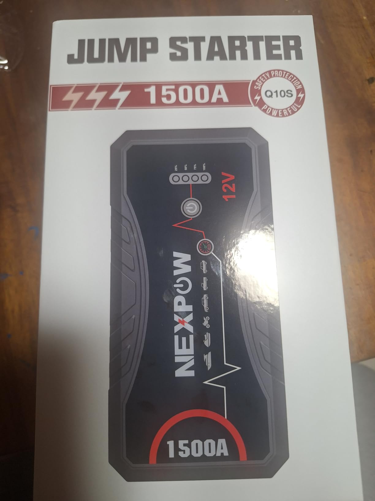 NEXPOW Car Jump Starter 2026 Upgraded Car Battery Jump Starter Pack customer photo 1