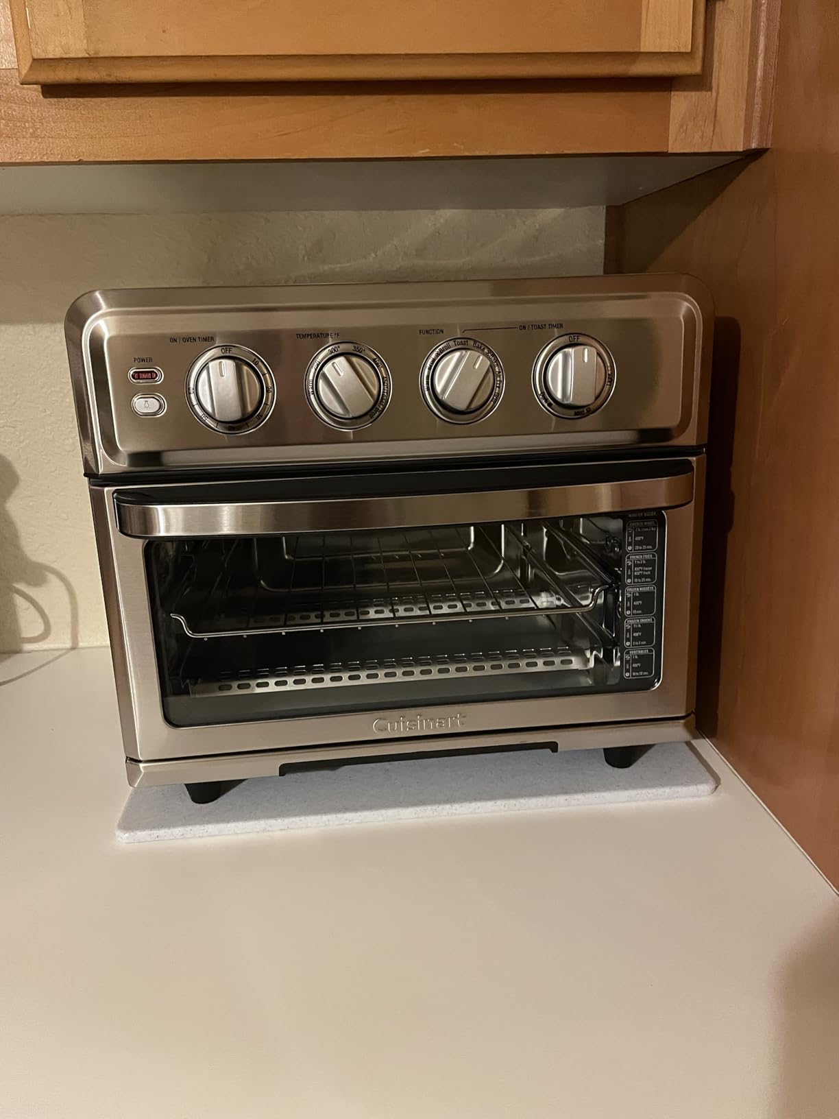 Cuisinart TOA-70NAS Air Fryer Toaster Oven, 1800W, 8-in-1, Stainless Steel customer photo 1