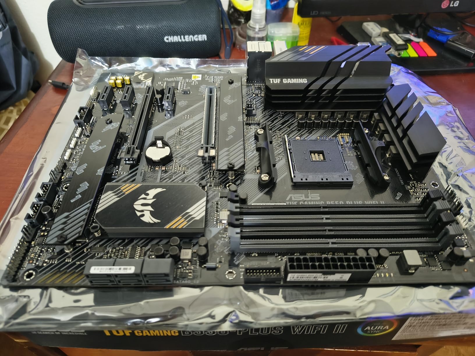 ASUS TUF Gaming B550-PLUS WiFi II AMD AM4 (3rd Gen Ryzen) ATX DDR4 Gaming Motherboard (PCIe 4.0, WiFi 6, 2.5Gb LAN, BIOS Flashback, USB 3.2 Gen 2, Addressable Gen 2 RGB Header and Aura Sync) customer photo 2