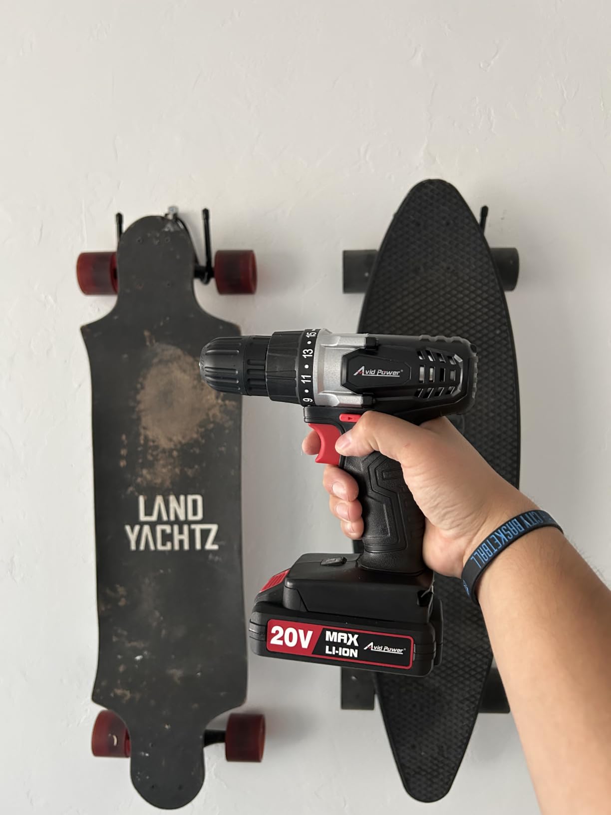 AVID POWER 20V Cordless Electric Drill Set 3/8