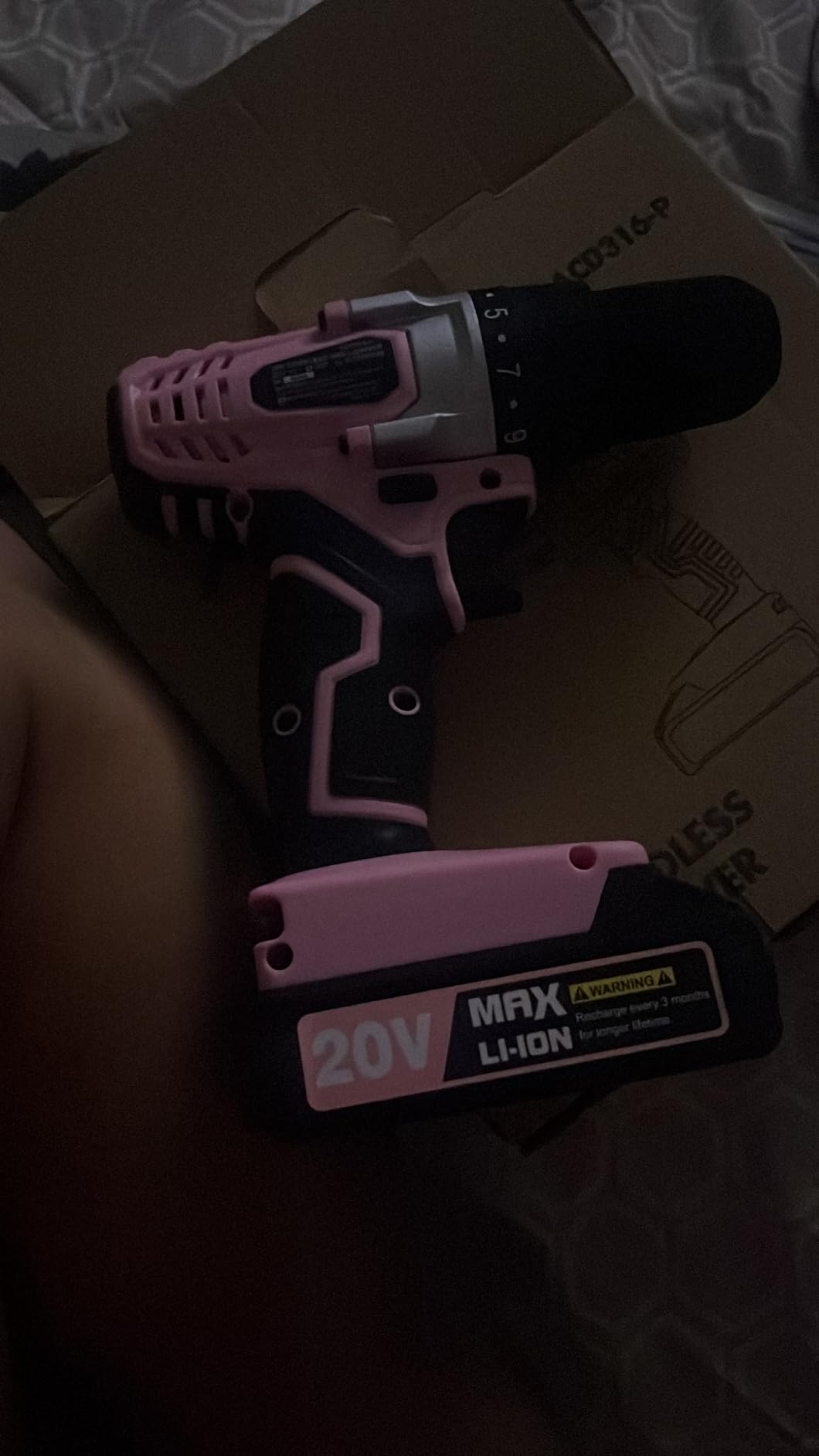 AVID POWER 20V Cordless Electric Drill Set 3/8