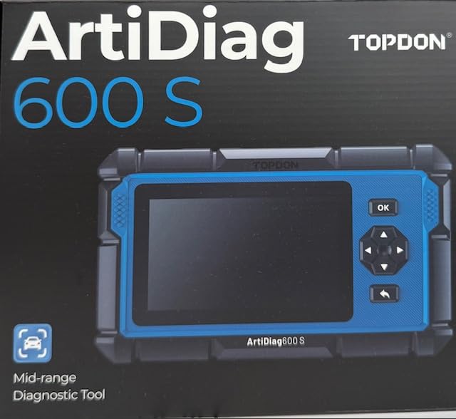TOPDON AD600S OBD2 Scanner, Engine ABS Transmission Diagnostic Scan Tool | Lifetime Free Upgrade, 9 Reset Services, CAN-FD, Oil/Brake/BMS/SAS/DPF/TPMS/ETS Reset, ABS Bleeding, Injector Coding customer photo 1