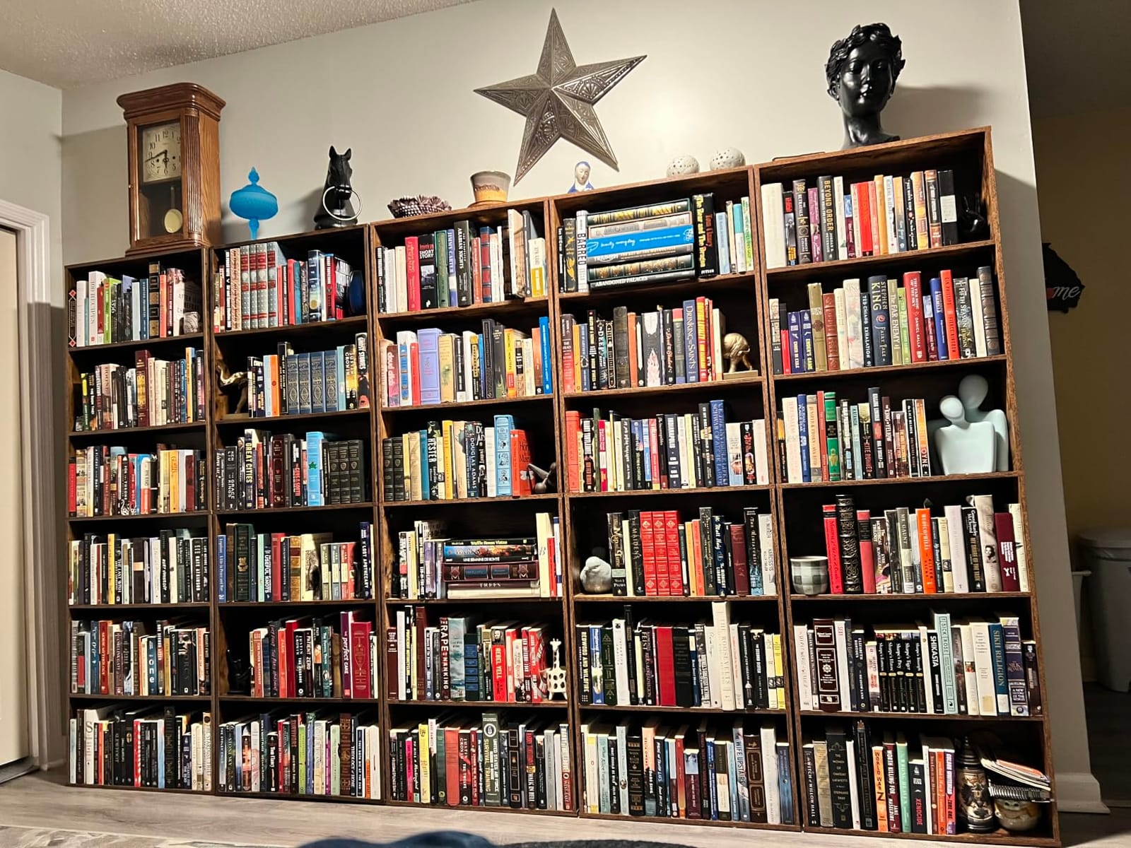 IRONCK Bookshelves and Bookcases Floor Standing 6 Tiers Display Storage Shelves 70 in Tall Bookcase Home Decor Furniture for Home Office, Living Room, Bed Room customer photo 2