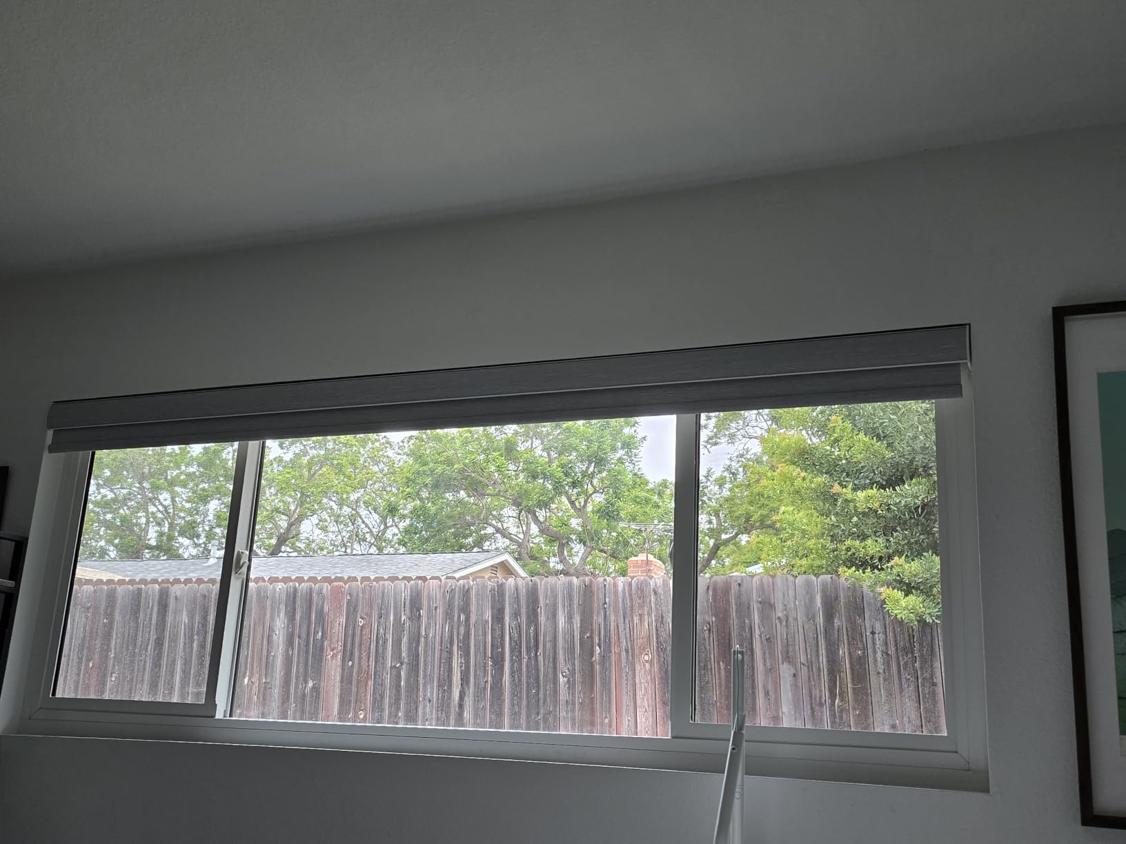 SmartWings Motorized Roller Shades Work with HomeKit, 100% Blackout Window Shades, Cordless Wireless Remote Control Roller Blinds for Smart Home and Office, Essential Grey, Customized Size customer photo 1