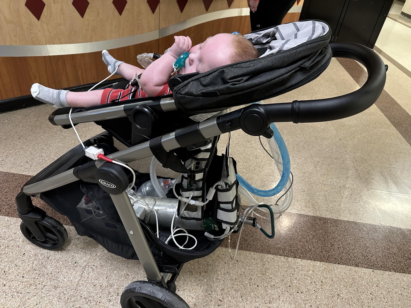 Graco Modes Nest2Grow Baby Stroller, Slide2Me Adjustable Seat, 4 Modes of Use from Infant Car Seat Carrier to a Double Stroller (both sold separately), Maison customer photo 1