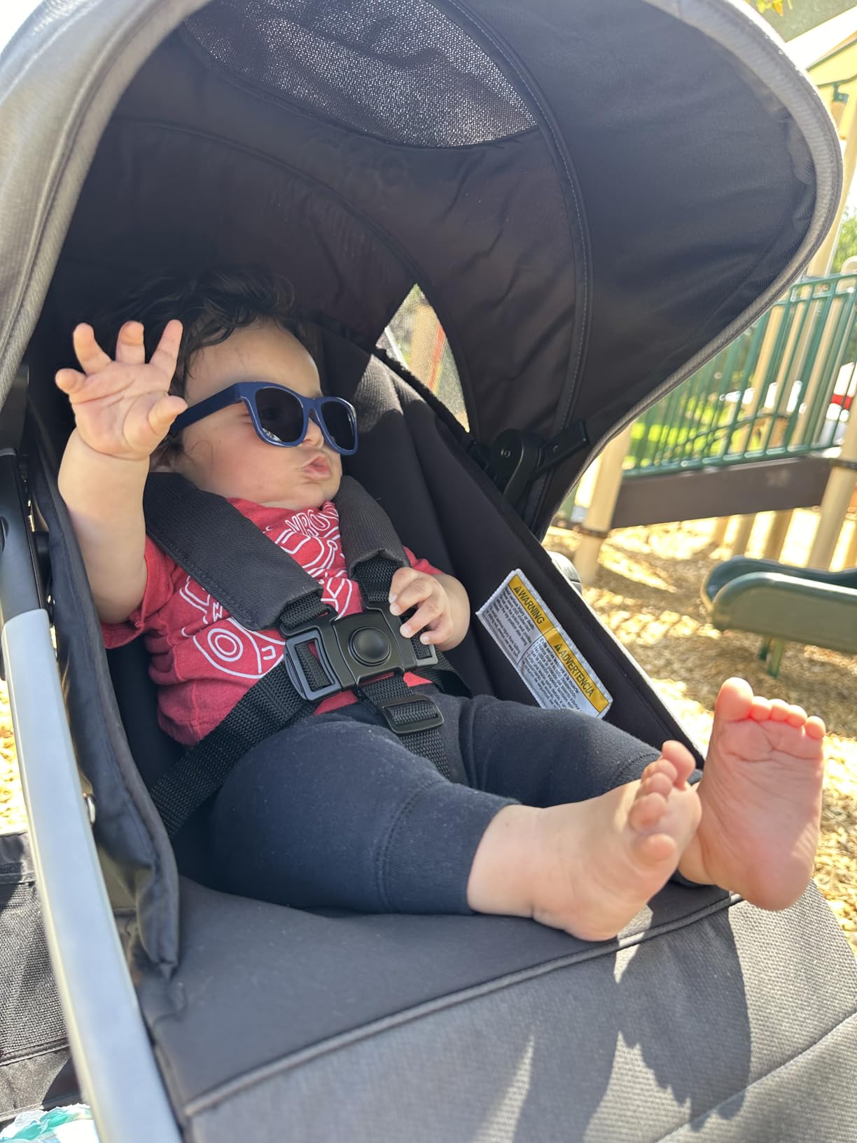 Graco Modes Nest2Grow Baby Stroller, Slide2Me Adjustable Seat, 4 Modes of Use from Infant Car Seat Carrier to a Double Stroller (both sold separately), Maison customer photo 2