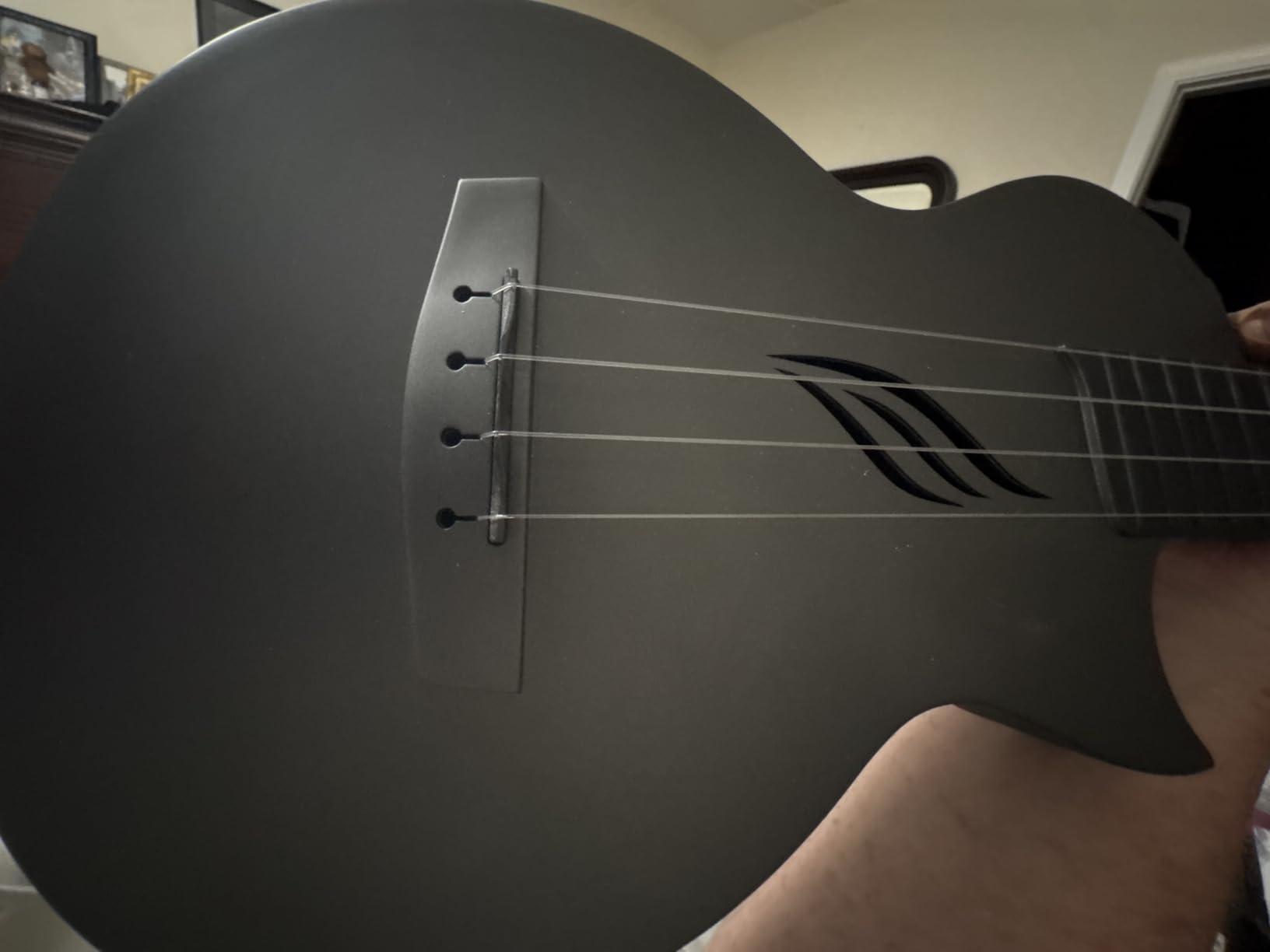 Enya NOVA U MINI 21-Inch Carbon Fiber Soprano Travel Ukulele, Black | Waterproof Body, Resists Humidity and Temperature Changes, Beginner Kit: Case, Strap, Capo, Strings customer photo 1