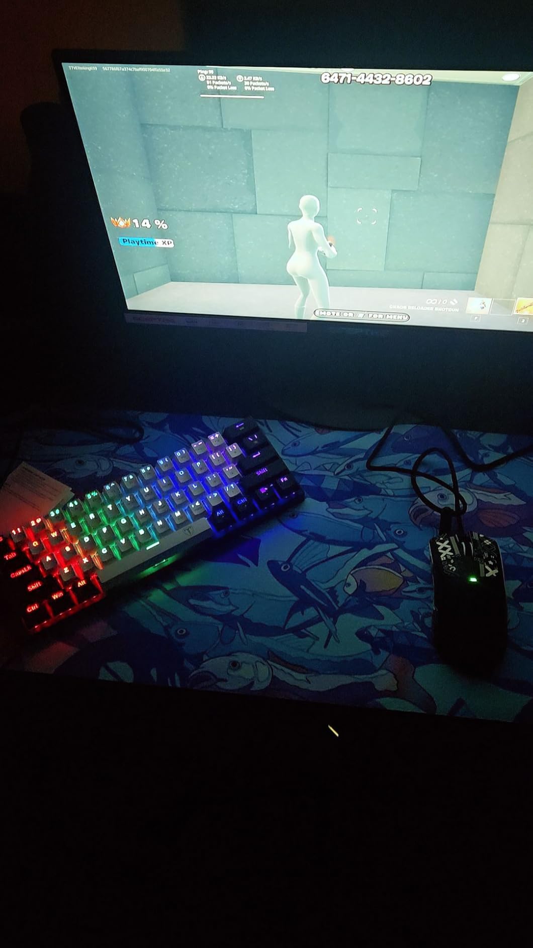 60% Wired Mechanical Gaming Keyboard with Blue Switches, LED Backlit, 61 Keys Ultra-Compact Mini Portable Office Keyboard for PC/Mac/Xbox, 18 LED Backlight, Easy to Carry On Trip, Black customer photo 1