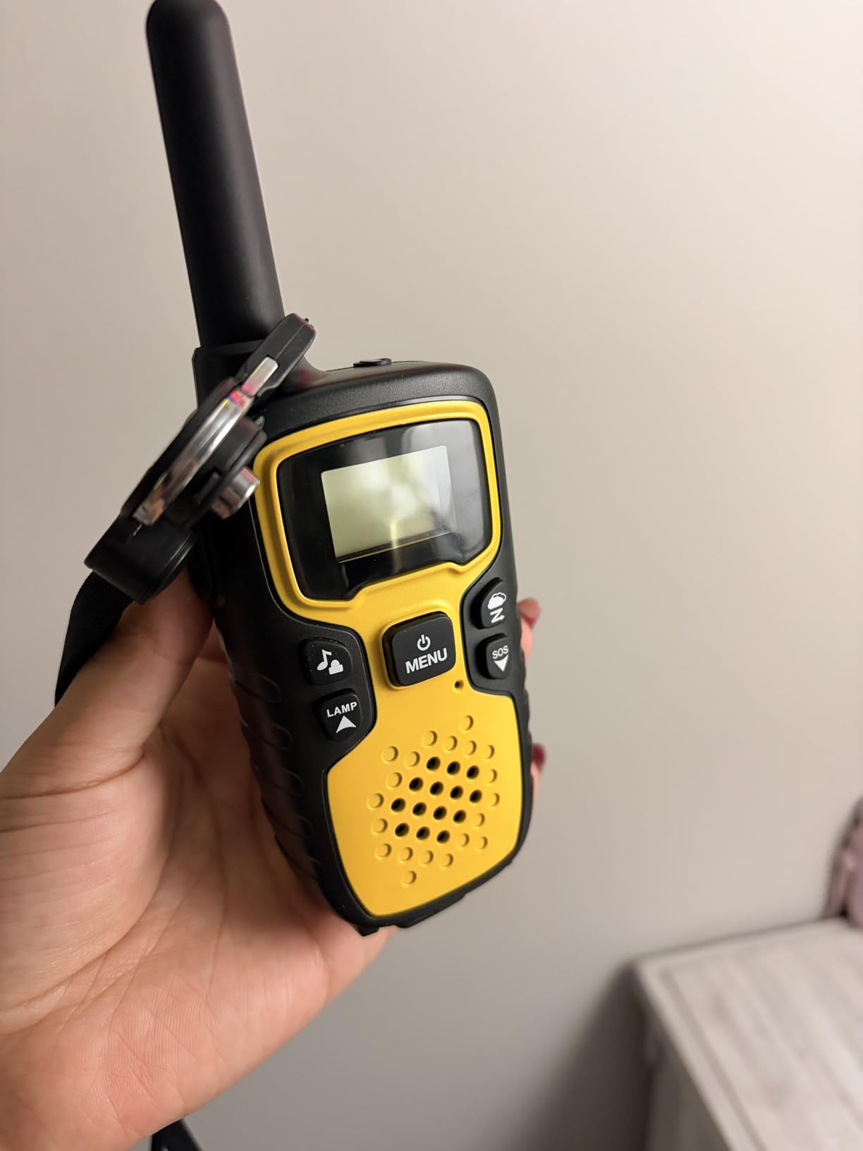 Walkie Talkies for Adults Long Range-Rechargeable 4 Pack 2 Way Radios, Hiking Accessories Camping Gear with Lamp, SOS Siren, NOAA Weather Alert, Easy to Use customer photo 1