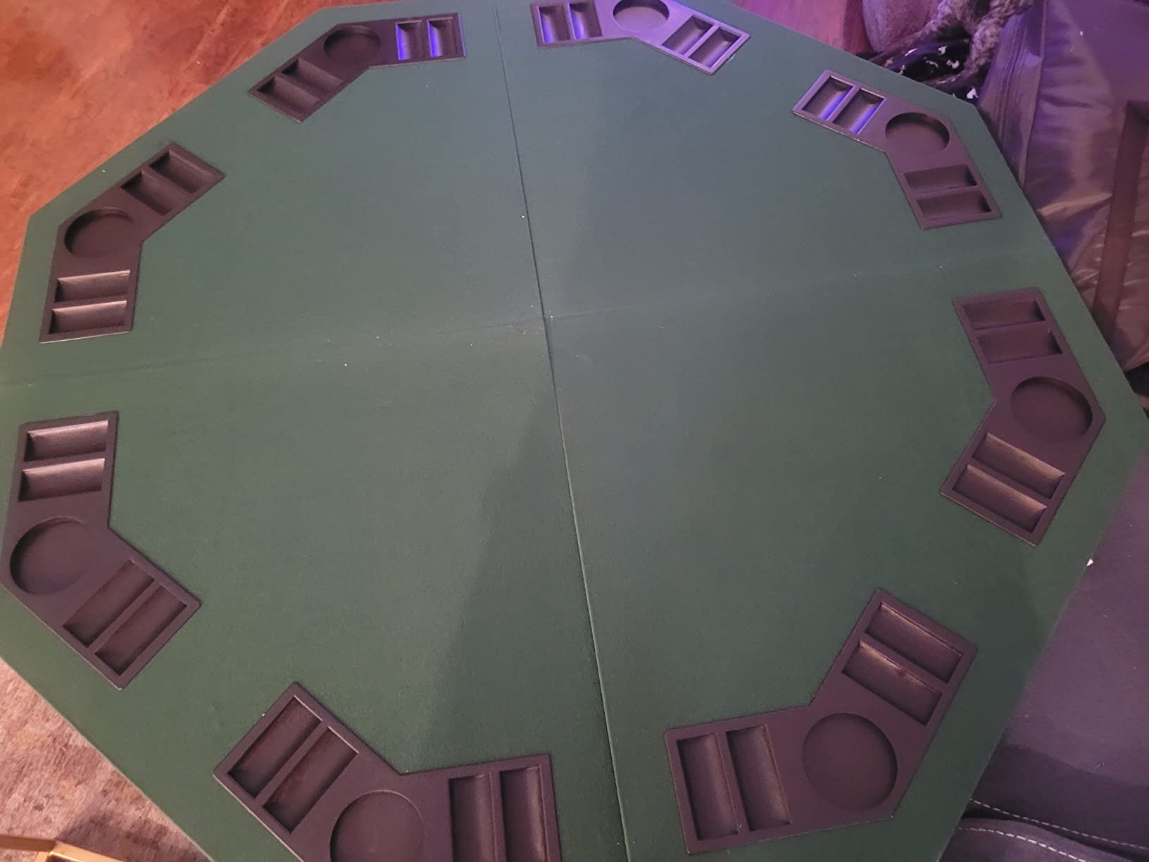 48 Inch 8 Player Foldable Poker Table Top customer photo 1