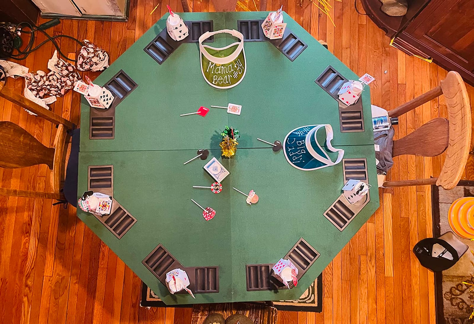 48 Inch 8 Player Foldable Poker Table Top customer photo 2