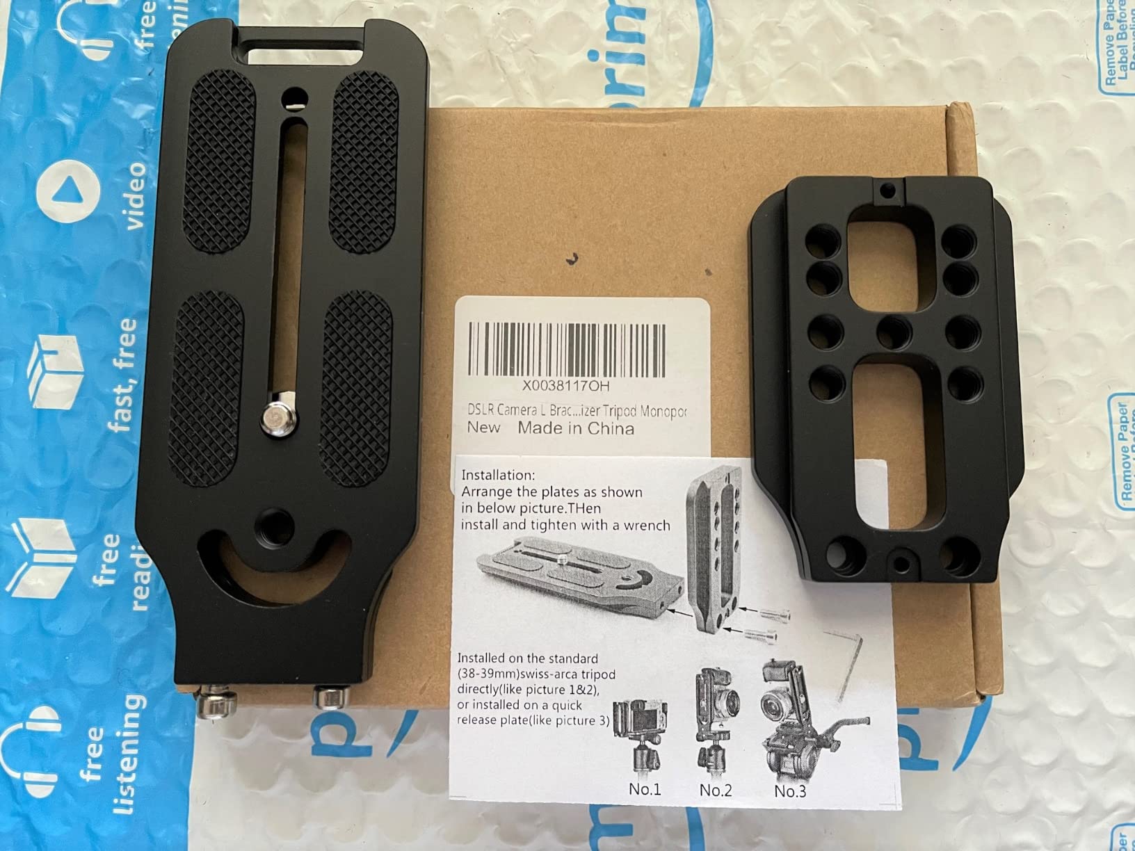 DSLR Camera L Bracket Vertical Horizontal Switching Tripod Quick Release Plate Compatible with Canon Nikon Sony DJI Osmo Ronin Zhiyun Stabilizer Tripod Monopod customer photo 2