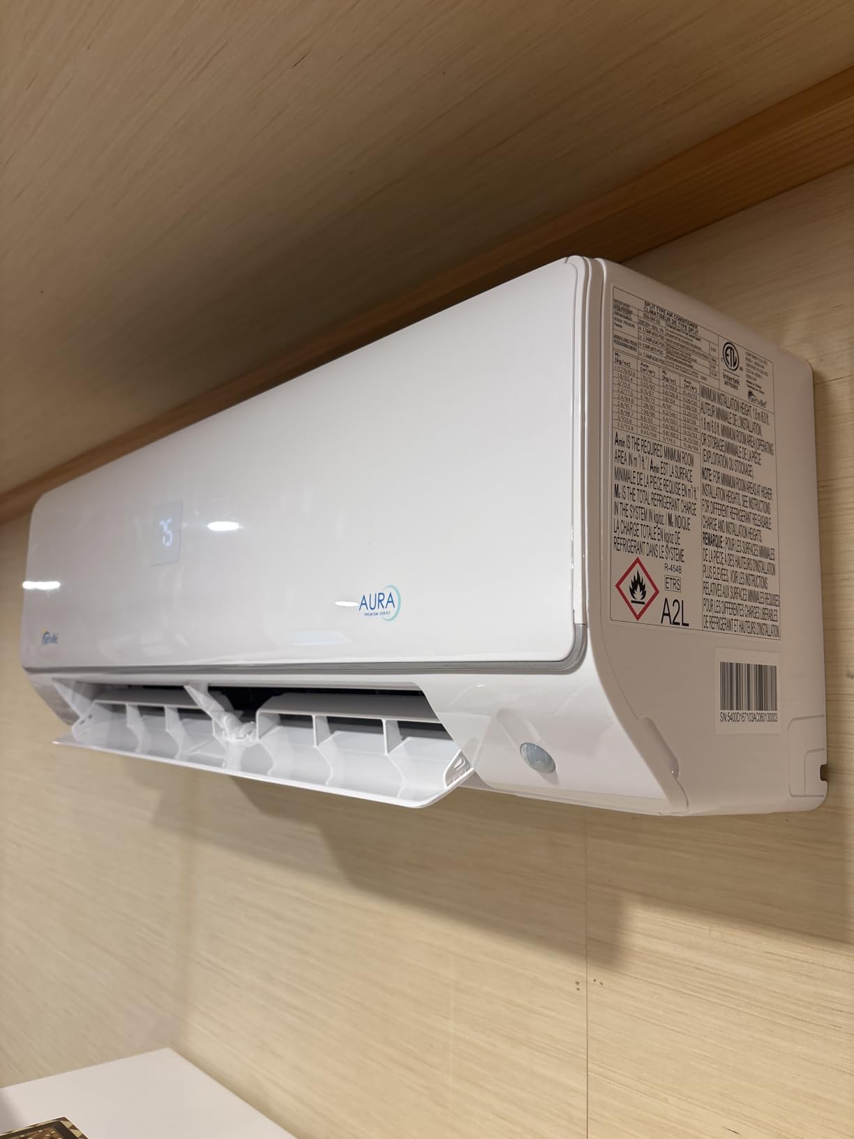 Senville AURA Mini Split Air Conditioner, Heat Pump, White, 9000 BTU | Energy Star Certified, Works with Alexa, Ductless, Wall Mounted, AHRI Certified, 208-230V Inverter customer photo 1