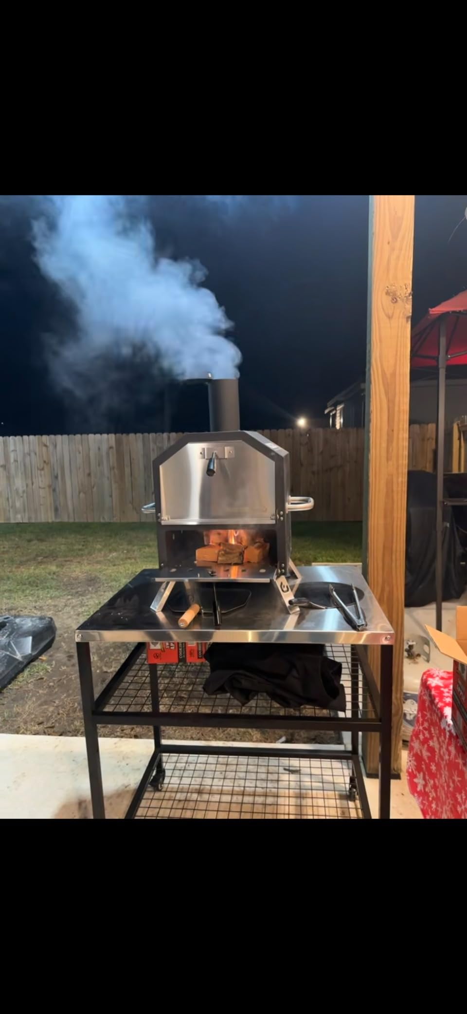 Pizzello Outdoor Pizza Oven Wood Fired 2-Layer Pizza Ovens customer photo 1