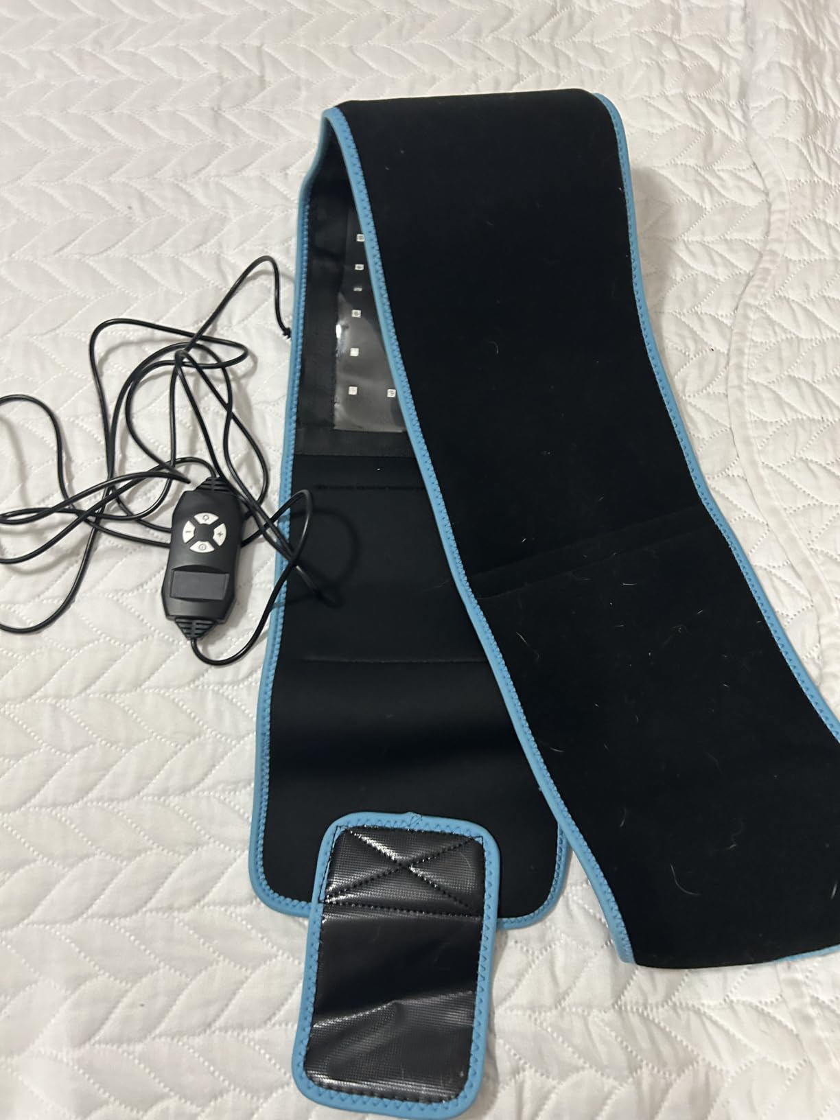 Red Light Therapy, Infrared Light Therapy for Body Waist Back Shoulder Leg Knee Muscle Relief, LED 3 Chips in 1 660nm 850nm Wearable Large Red Light Belt with Timer Remote, Ideal Gift for Women Men customer photo 1