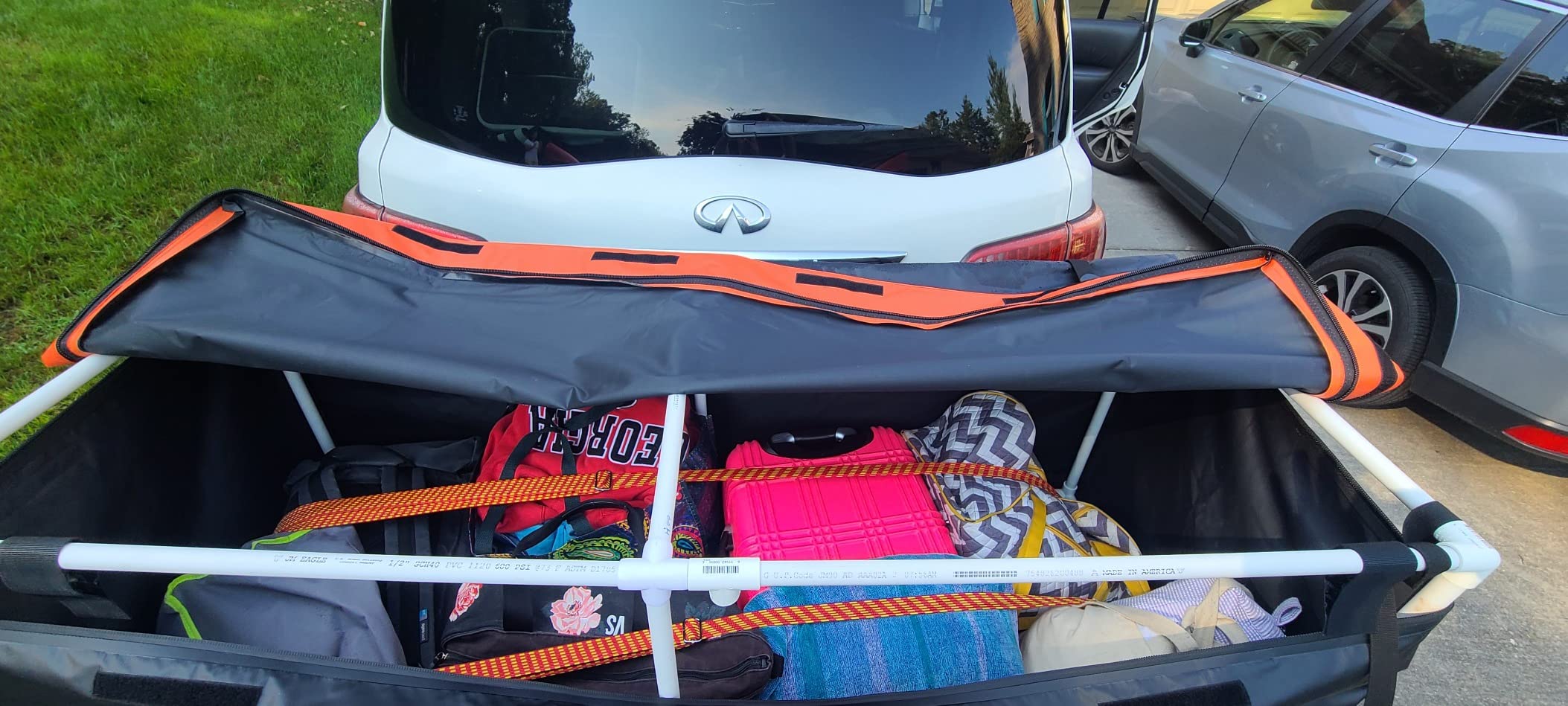 MeeFar Car Roof Bag Rooftop Cargo Carrier Bag Waterproof 21 Cubic Feet customer photo 1