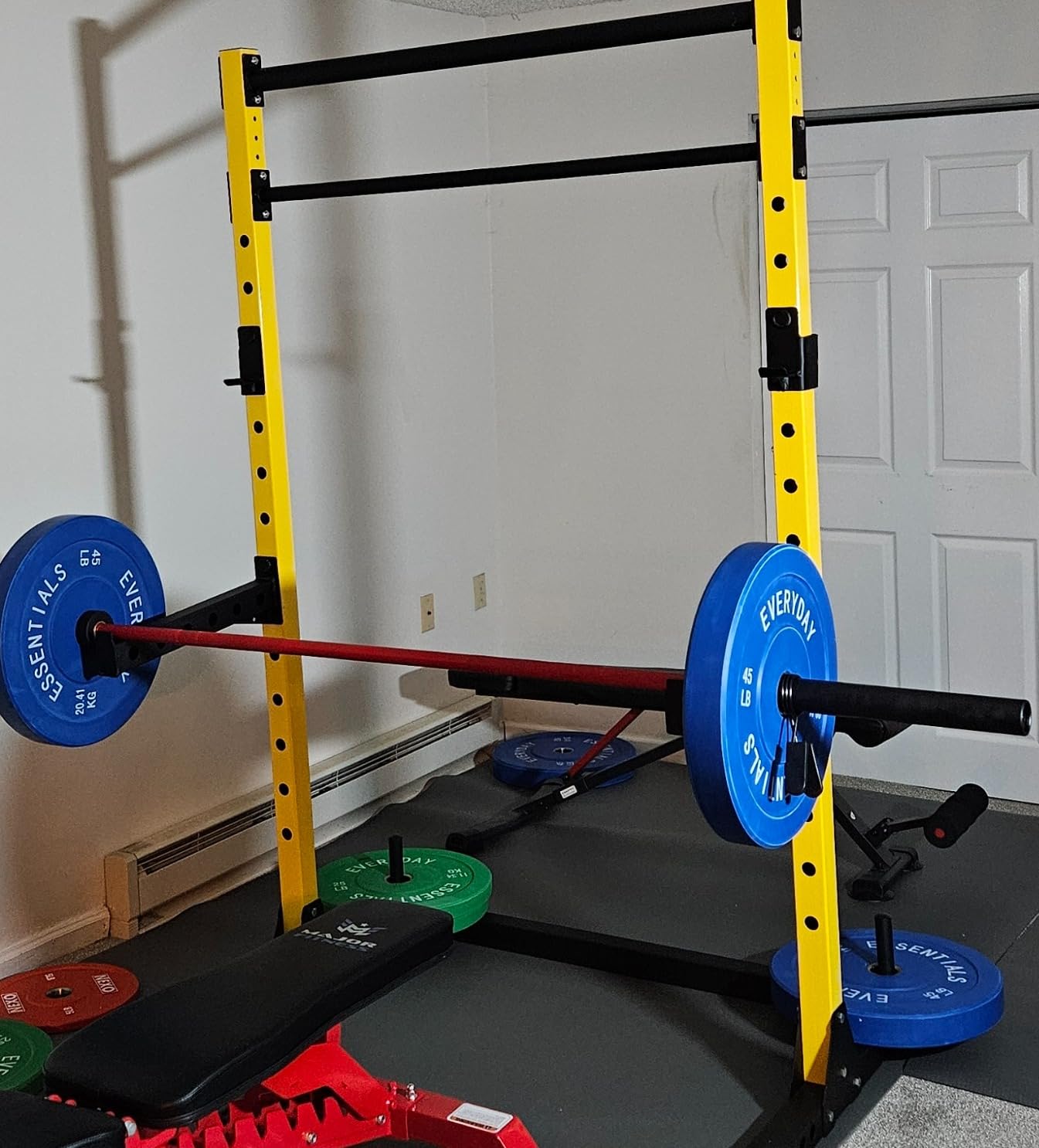 Multi-Functional Adjustable Pro Series Power Cage Weight Rack, Squat Rack for Home Gym with 2 Pull Up Bars customer photo 2