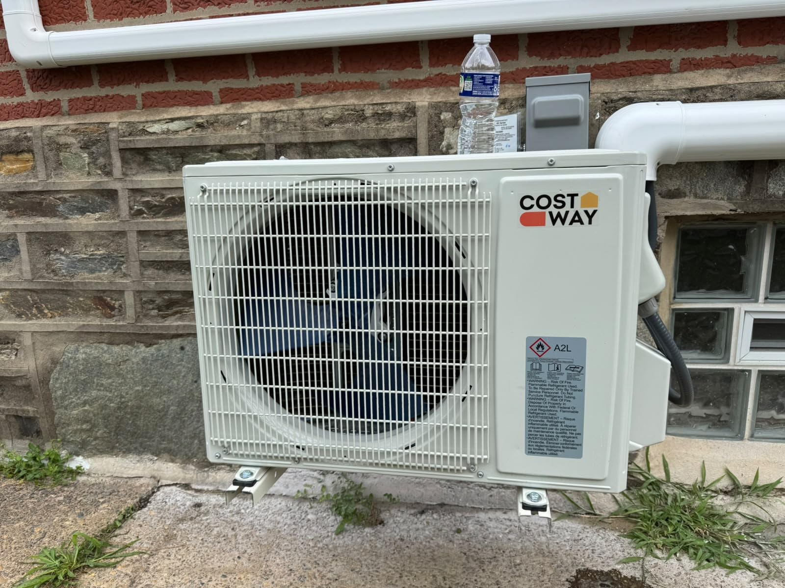 COSTWAY 12000BTU Mini Split Air Conditioner& Heater | 20 SEER2 115V Wall-Mounted Ductless AC Cools up to 750 Sq. Ft, Energy Efficient Inverter AC with Heat Pump (Blast Series) customer photo 1