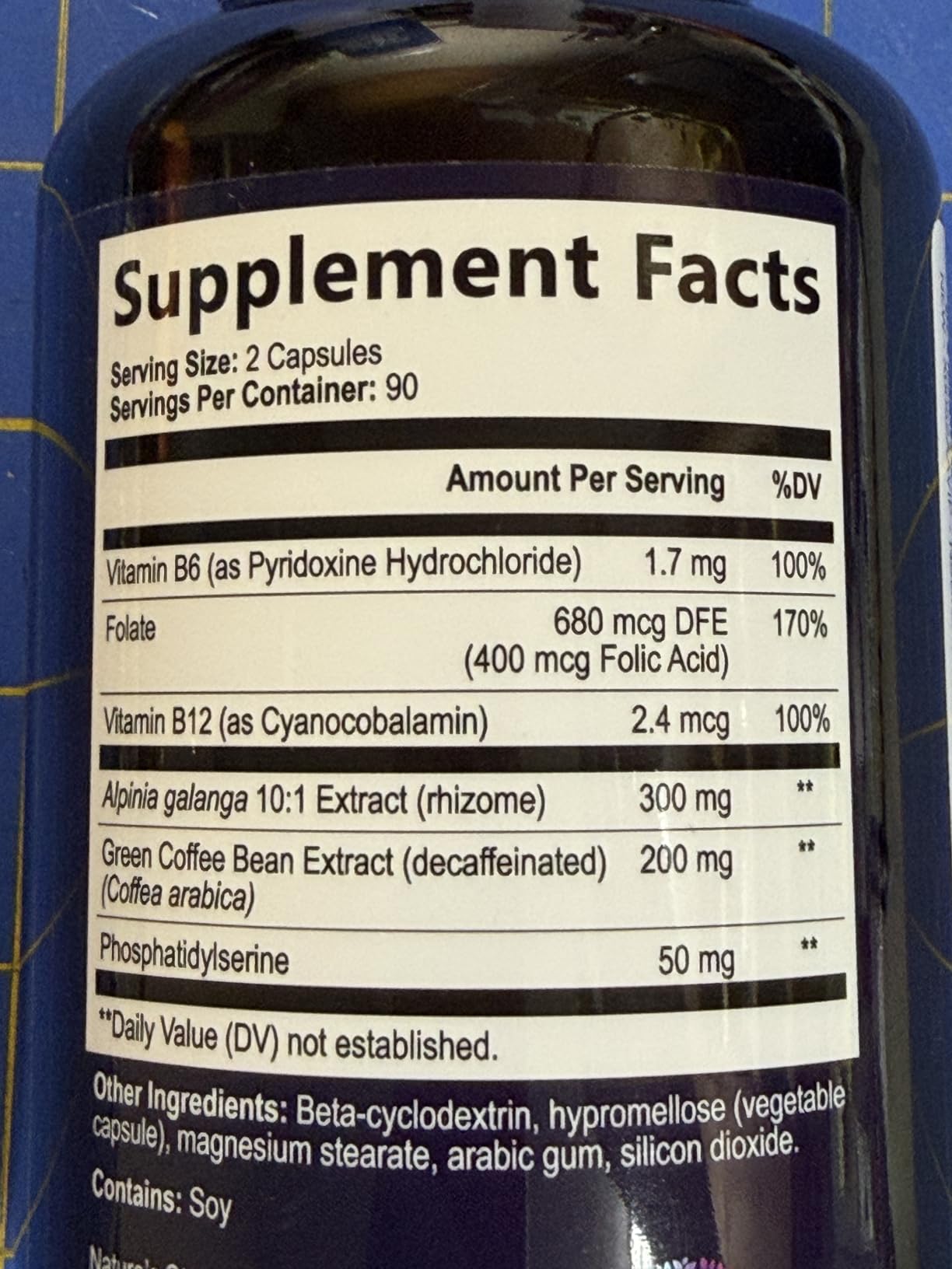 Brain Memory Supplement Pills - 3X Strength Nootropics for Concentration, Clarity & Focus Support - Brain Health Cognitive Vitamins with Bacopa, Phosphatidylserine & DMAE, Brain Booster - 60 Capsules customer photo 1