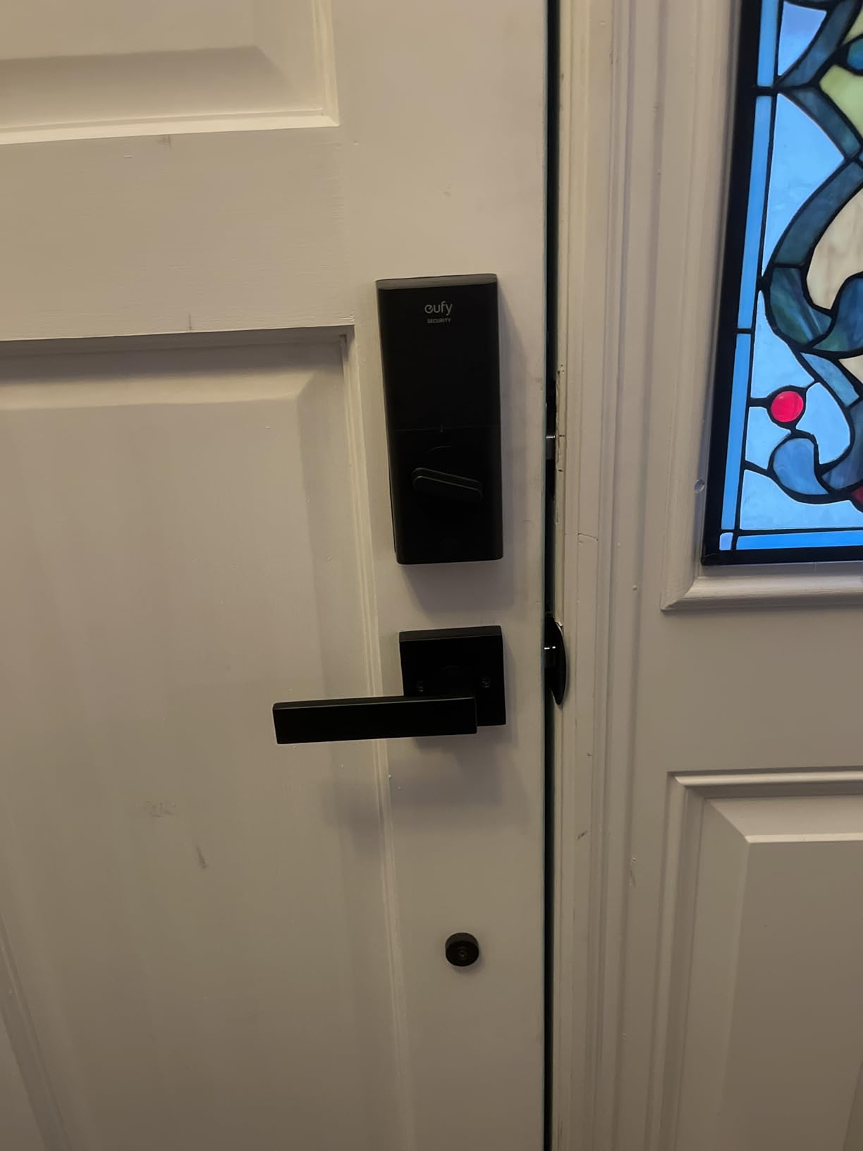 eufy Security Smart Lock C210, Keyless Entry Door Lock, Built-in WiFi Deadbolt, Smart Door Lock, No Bridge Required, Easy Installation, Touchscreen Keypad, App Remote Control, 4 AA Batteries Included customer photo 1