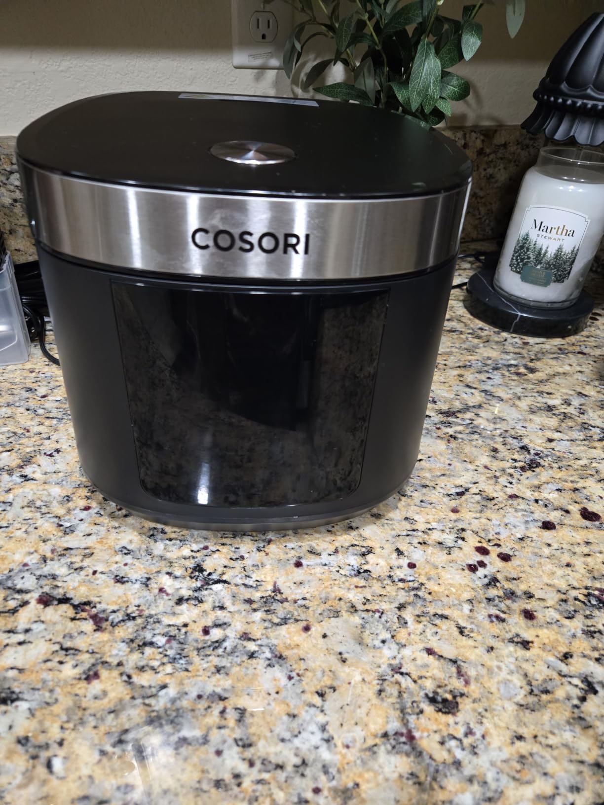 Cosori Rice Cooker 10 Cup, Ceramic Coating Inner Pot, Fuzzy Logic, 18-in-1 | 24H Keep Warm & Delay Timer, Stainless Steel Steamer Basket, Non-stick Ceramic Coating, Sauté, Slow Cook, Black customer photo 2