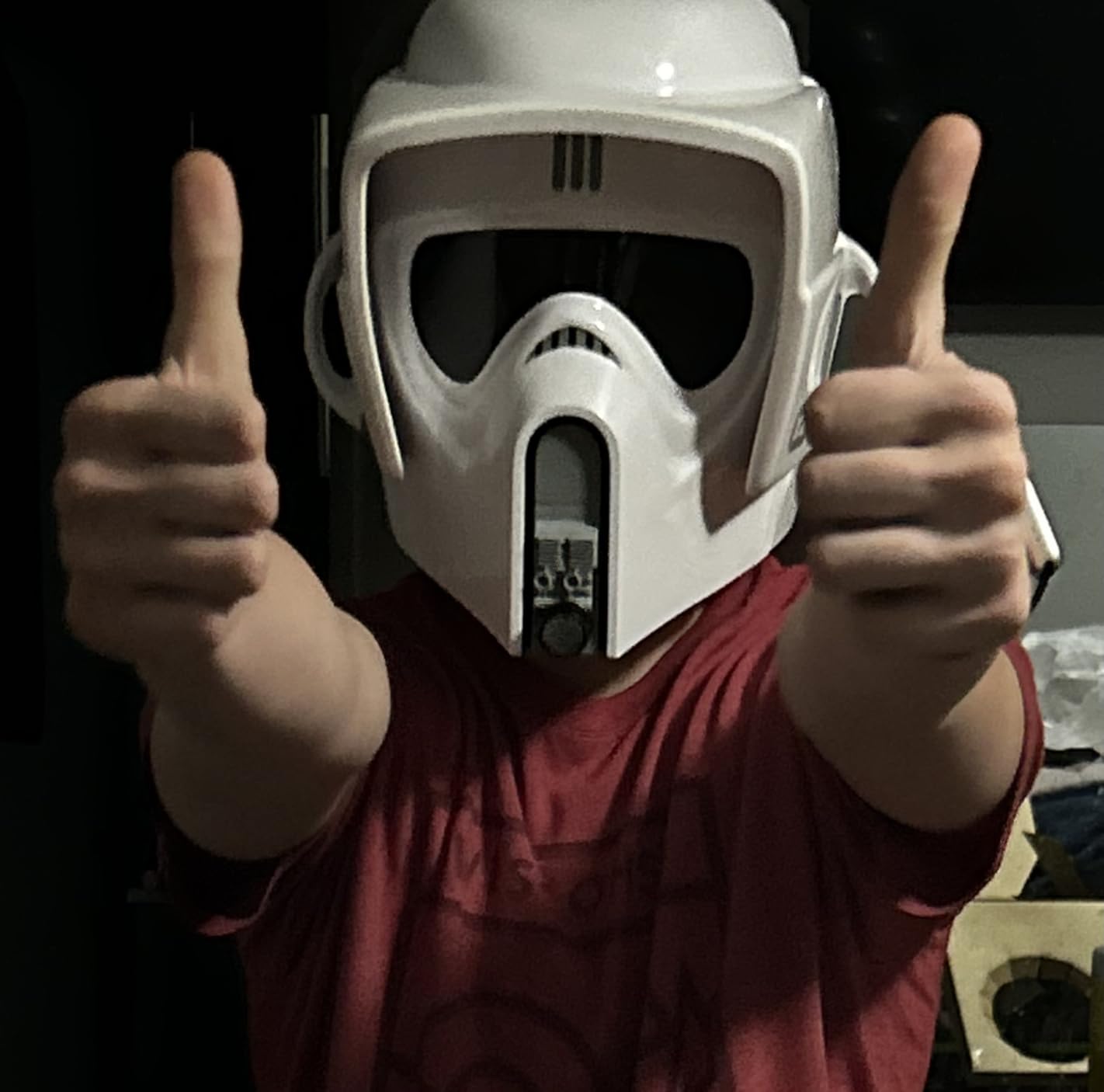 STAR WARS The Black Series Scout Trooper Premium Electronic Helmet with Sound Effects, Return of the Jedi Adult Roleplay Item customer photo 2
