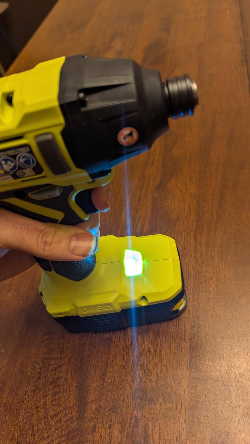 RYOBI ONE+ 18V Cordless 1/4 in. Impact Driver - 1,800 in-lbs Torque, 0-3,400 IPM, Tool Only (PCL235B) customer photo 2