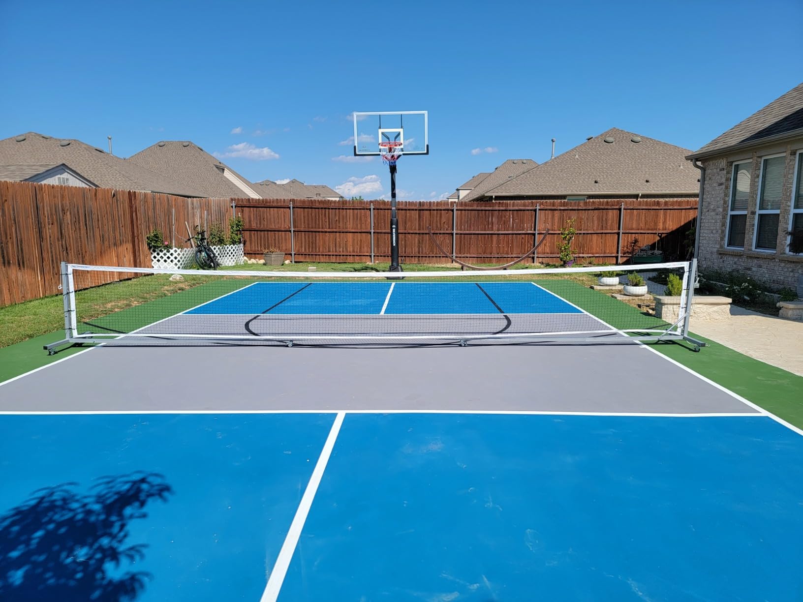 A11N SPORTS Pro Pickleball Net with Wheels, 22 FT Regulation Size customer photo 1