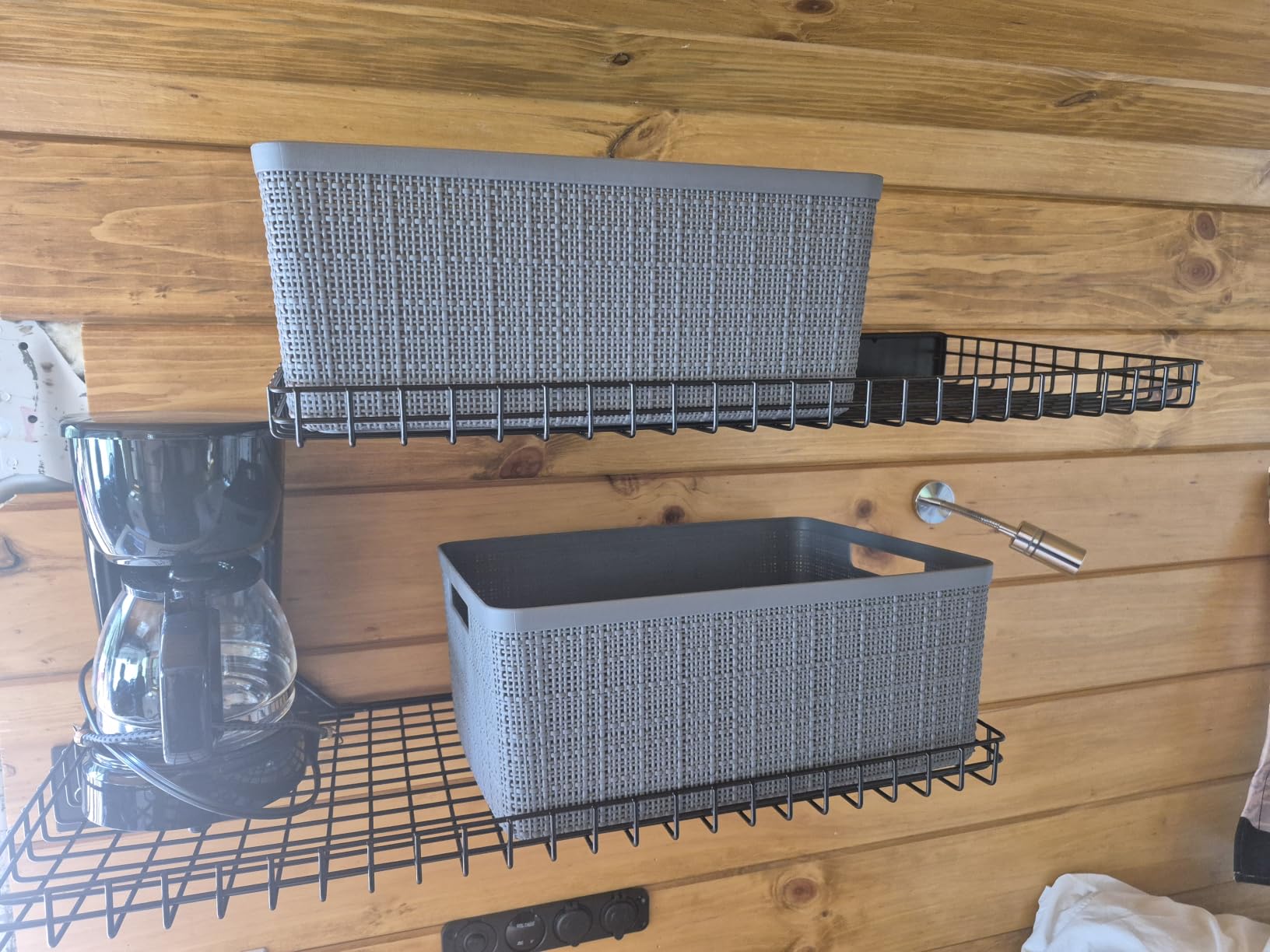 WALMANN 2 Pack Garage Wall Shelf, 23.5