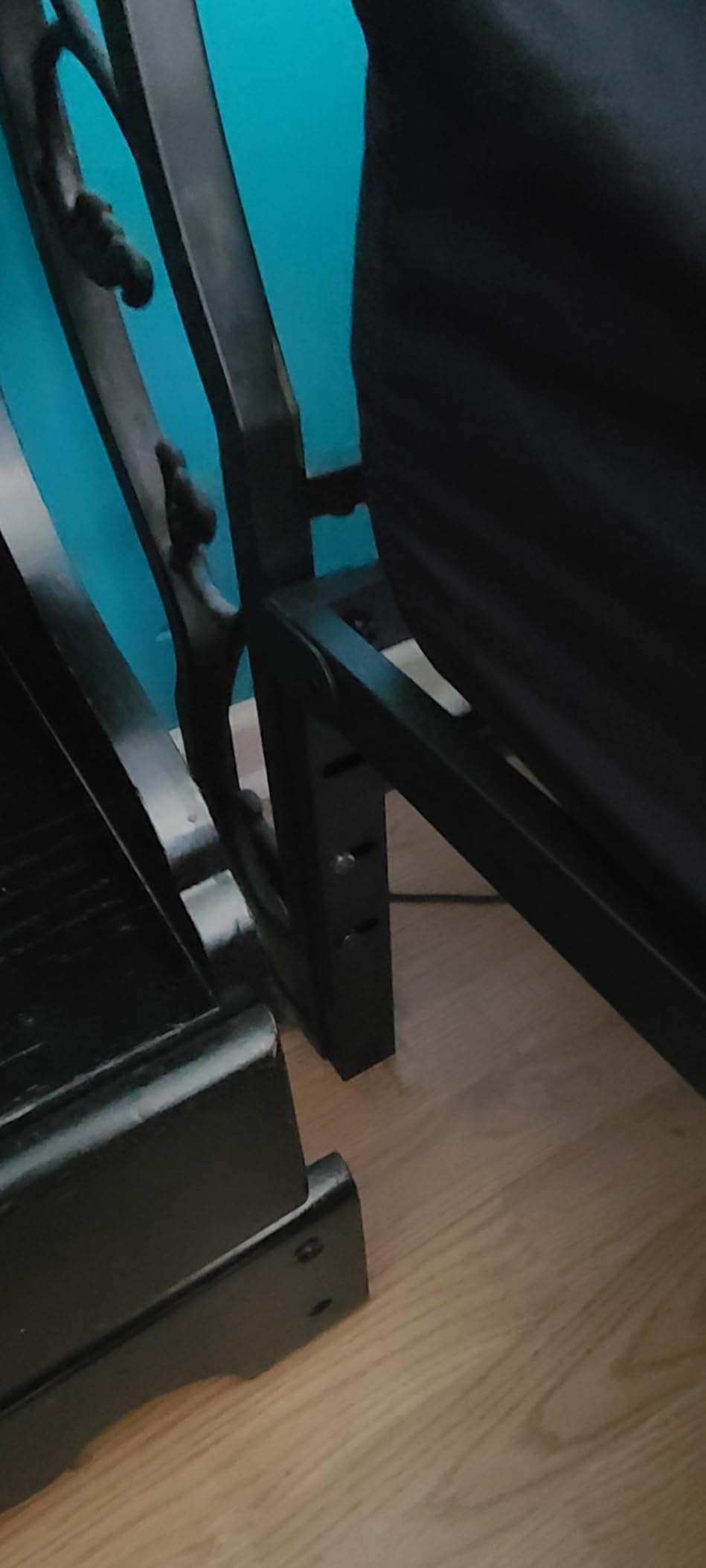 Hafenpo 18 Inch King Bed Frame, Under Bed Storage, Black | Sturdy Metal Platform King Size, No Box Spring Needed, Heavy Duty, Easy Assembly, Strong Bearing Capacity customer photo 2