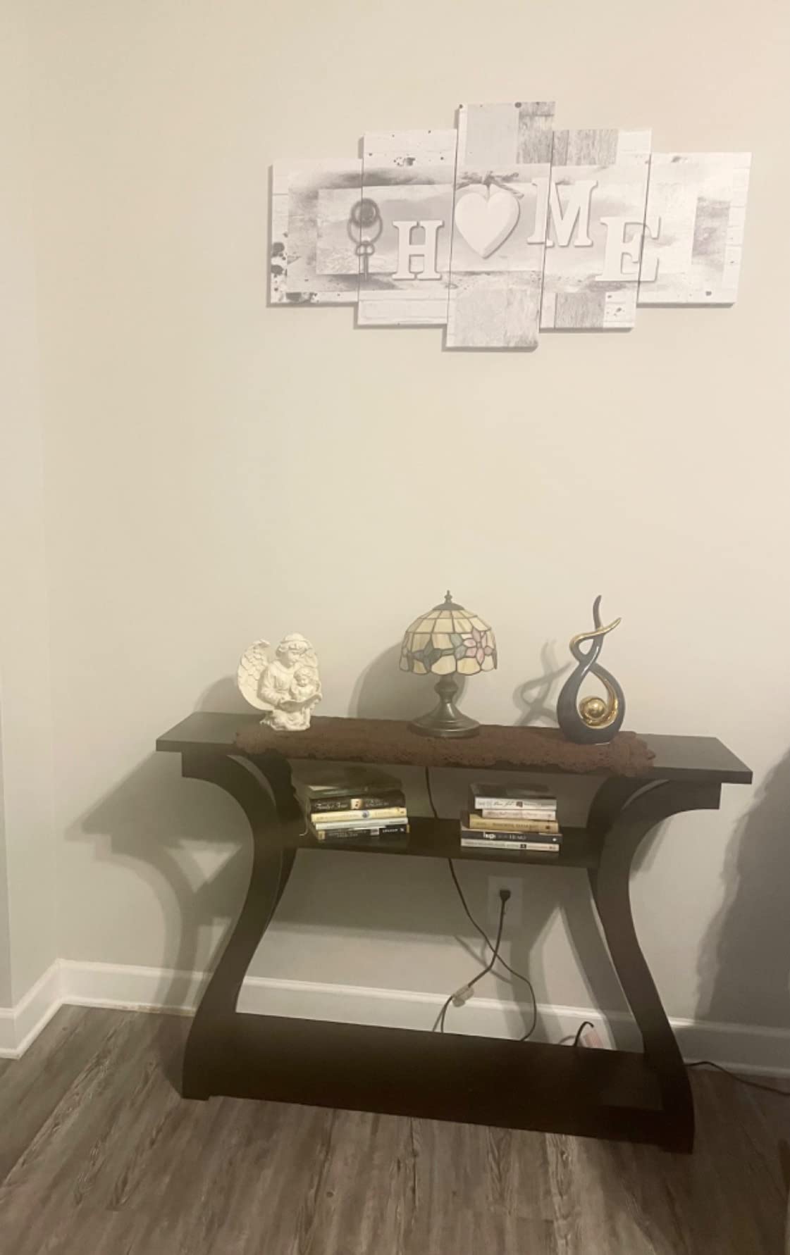 ZenStyle Wood Console Table, 3 Tier Modern Accent Sofa Table for Entryway, Living Room, Hallway, 48 in Wide, Easy Assembly customer photo 1