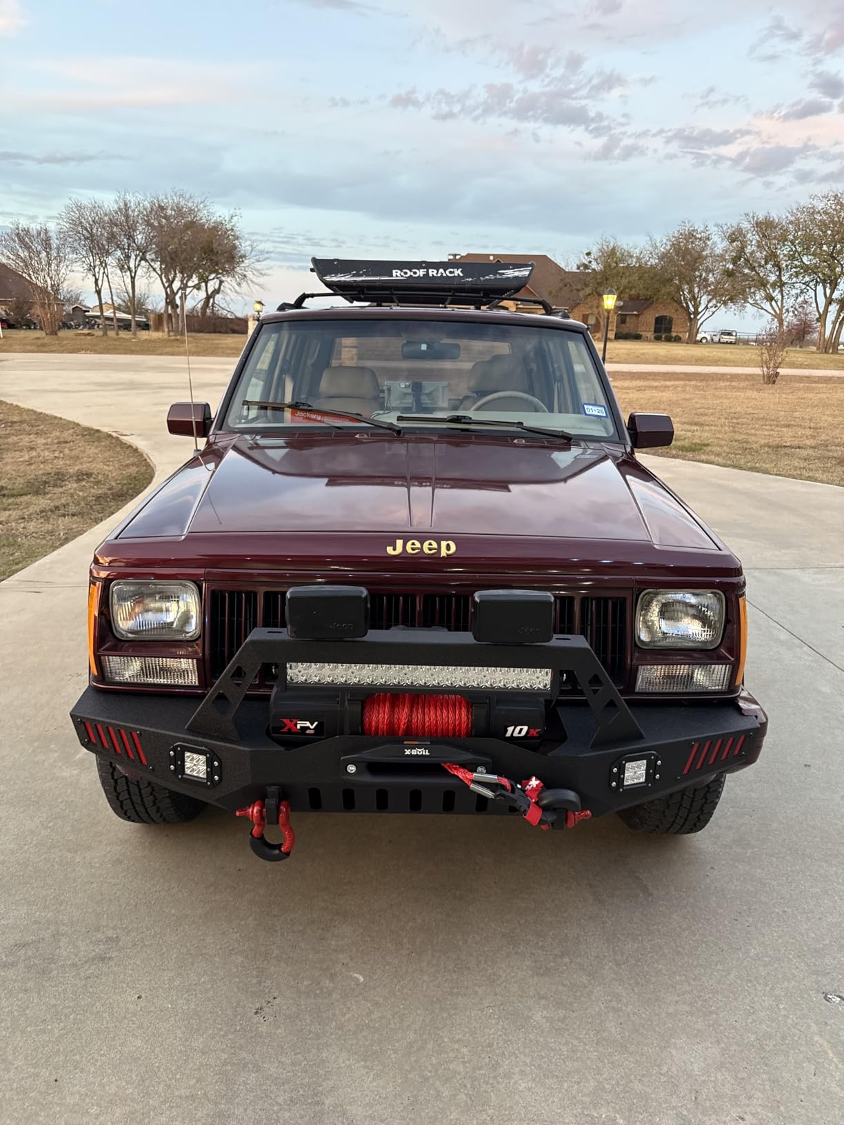 X-BULL Winch-10000 lb. Load Capacity Electric Winch Kit -12V Synthetic Rope Winch, Waterproof IP67 Electric Winch with Hawse Fairlead, with Wireless Handheld Remote and Corded Control Recovery customer photo 1