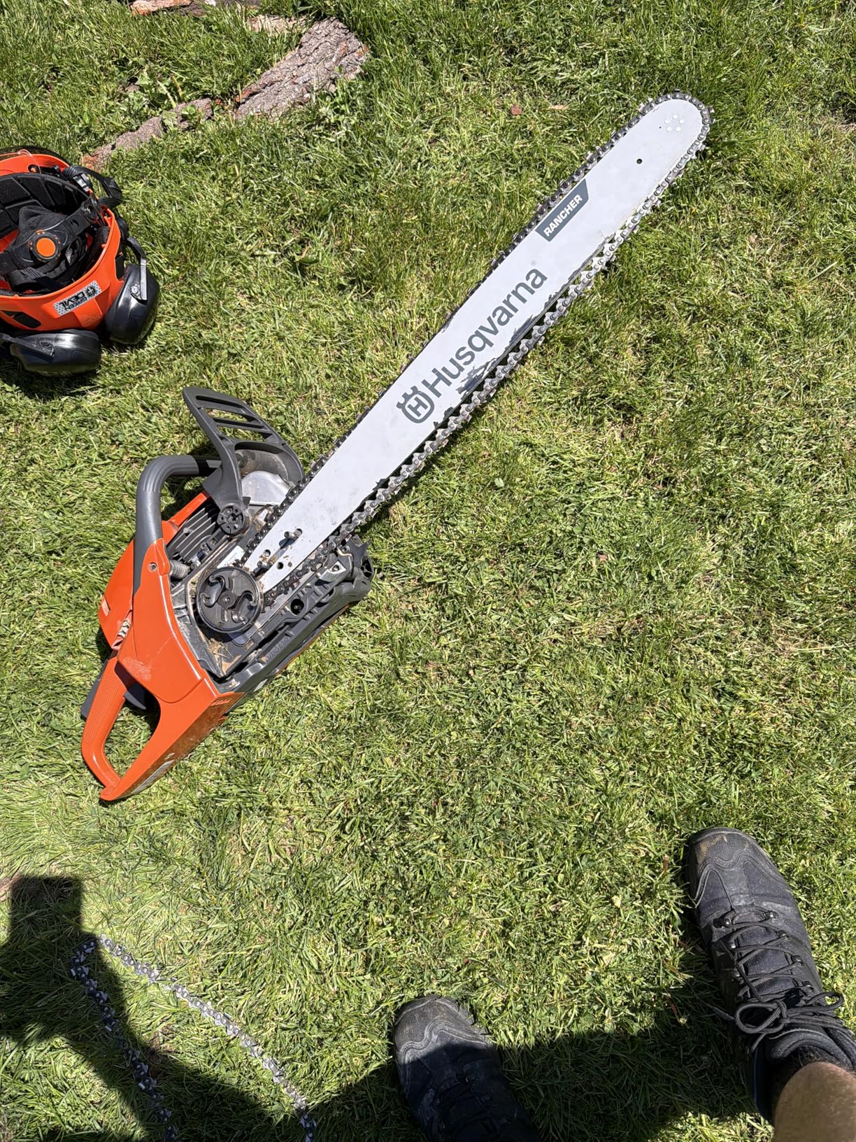 Husqvarna 460 Rancher Gas Powered Chainsaw, 60.3-cc 3.6-HP, 2-Cycle X-Torq Engine, 24 Inch Chainsaw with Automatic Adjustable Oil Pump customer photo 1