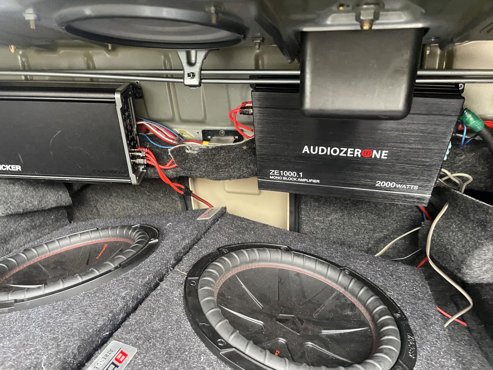 AUDIOZERONE Car Audio Amplifier ZE1000.1 2000W Monoblock Class D MOSFET Subwoofer Amp customer photo 1