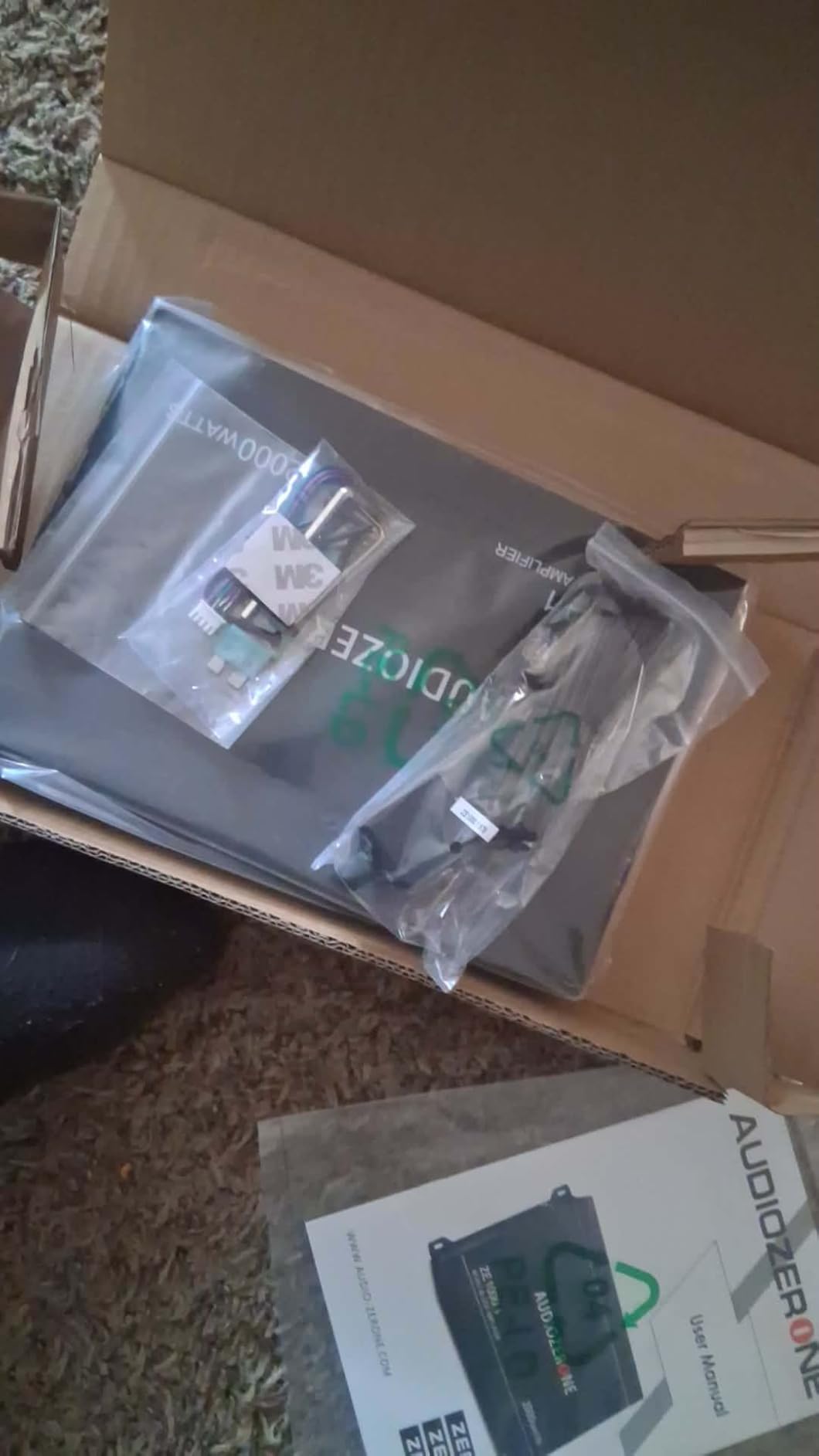 AUDIOZERONE Car Audio Amplifier ZE1000.1 2000W Monoblock Class D MOSFET Subwoofer Amp customer photo 2