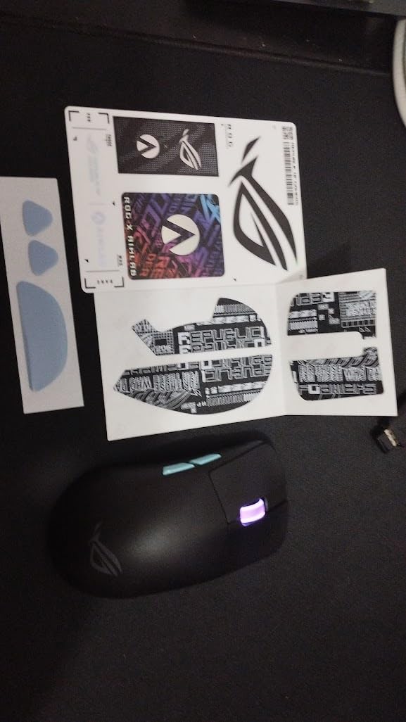 ROG Harpe Ace Aim Lab Wireless Esports Gaming Mouse - Aim Lab Settings Optimizer, Pro-Tested, Right-Handed, 54g Lightweight, Tri-Mode Connectivity, 36K DPI, 90Hr Battery, PC/Mac Support - Black customer photo 2