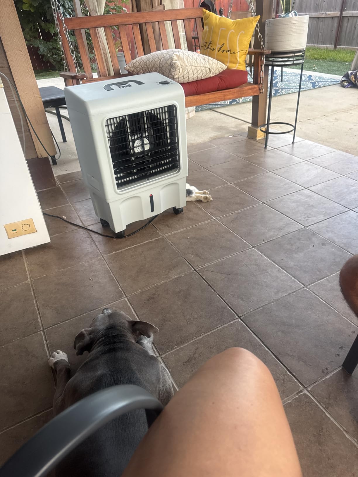 Dial 3-Speed Portable Evaporative Cooler - Up to 500 sqft, 1300 CFM - PEC-A-1300-1M customer photo 1