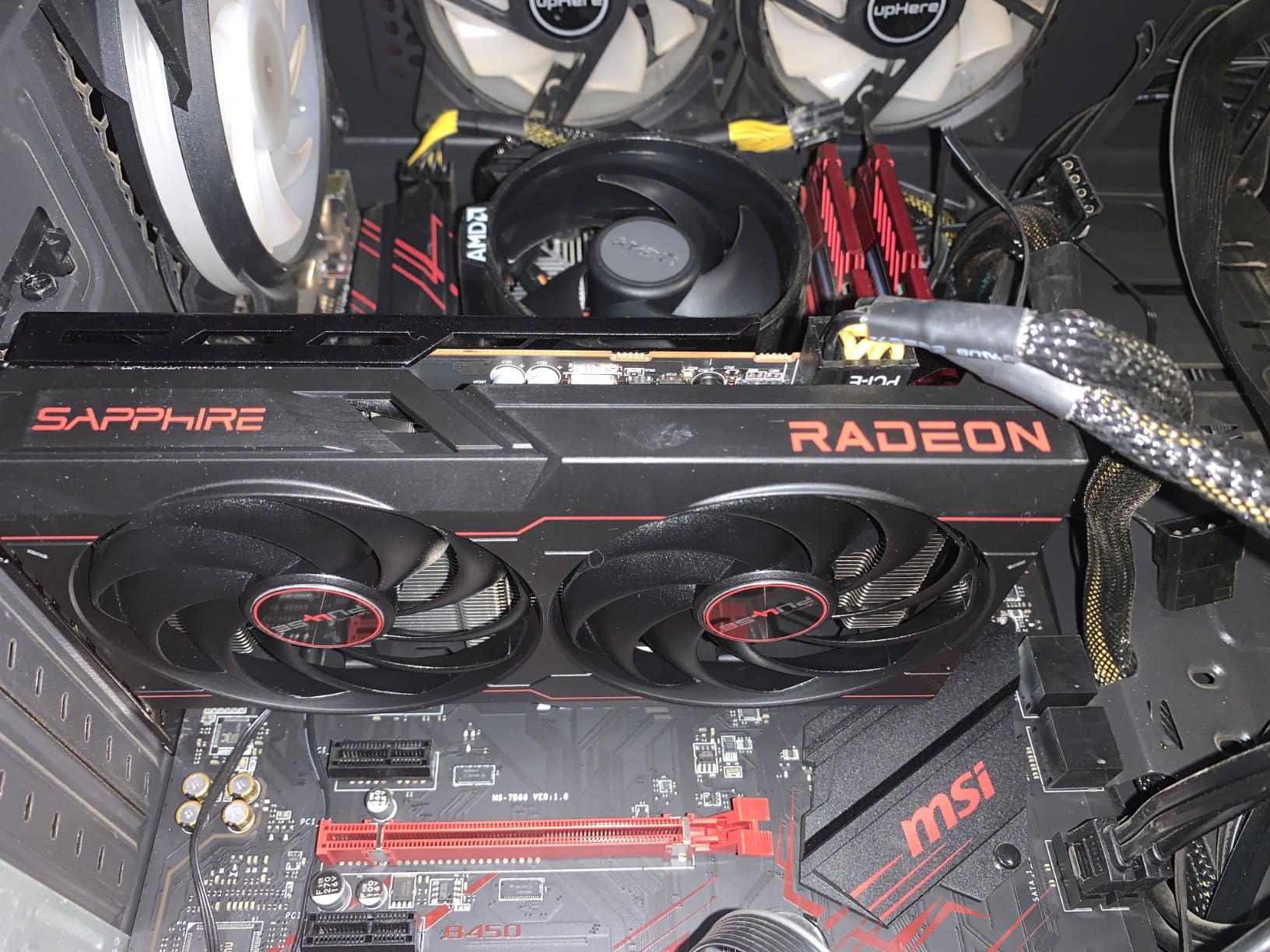 Sapphire Pulse AMD Radeon RX 6600 Gaming Graphics Card with 8GB GDDR6, AMD RDNA 2 (Renewed) customer photo 1