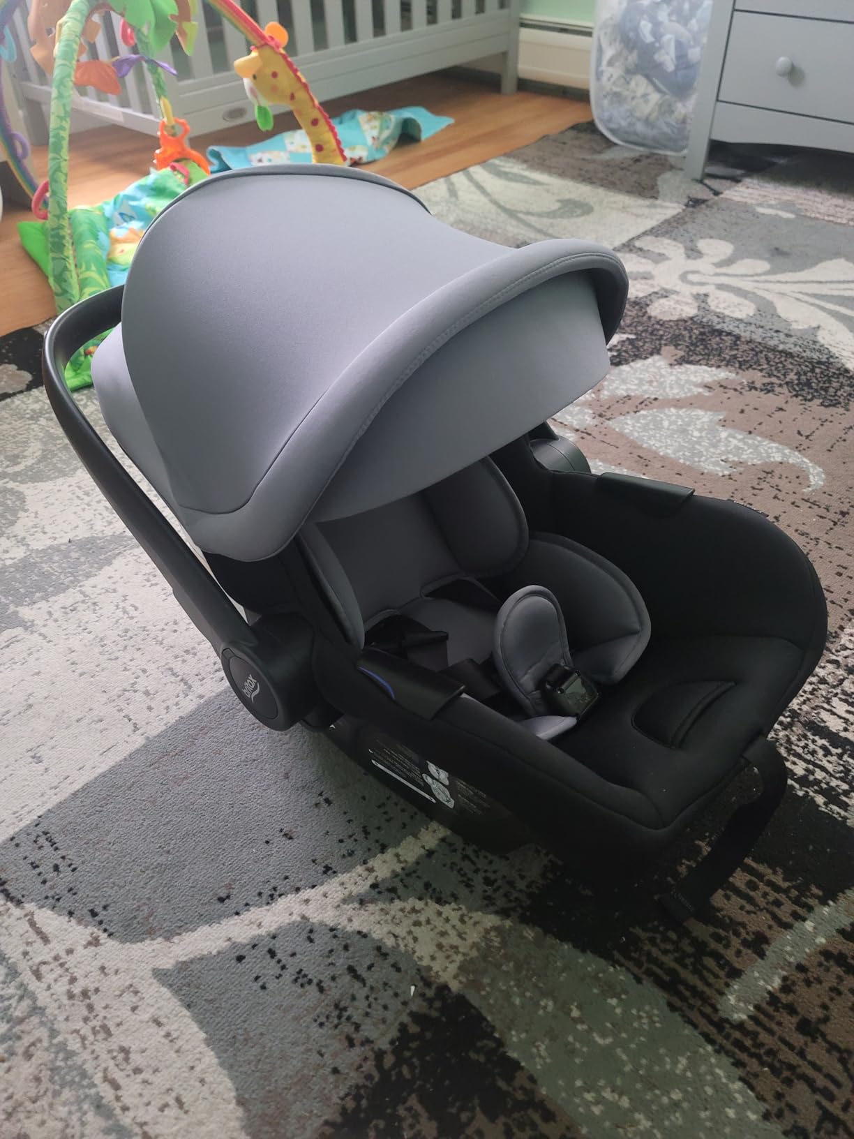 Britax Willow S Infant Car Seat With Alpine Base - Glacier Onyx, Rear Facing Lightweight Baby Car Seat With ClickTight for Easy Installation, Naturally Flame-Retardant SafeWash Fabrics customer photo 2