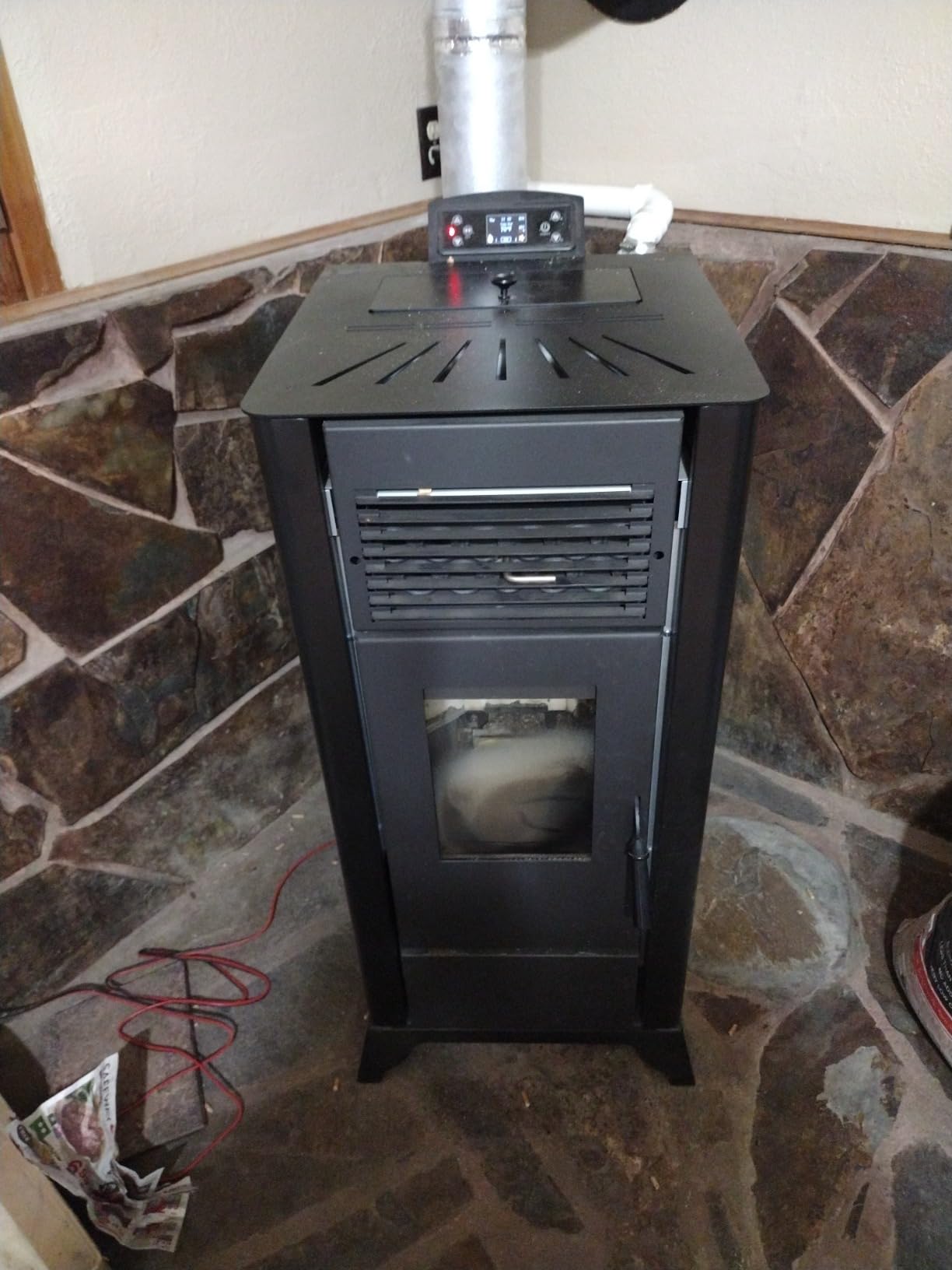 Freedom Stove PS21 Pellet Stove - Freestanding Heater with Wi-Fi, 24V Battery Backup, Stacked Tube Heat Exchanger, Smart Controls, DIY Ready, 5-Year Warranty customer photo 2
