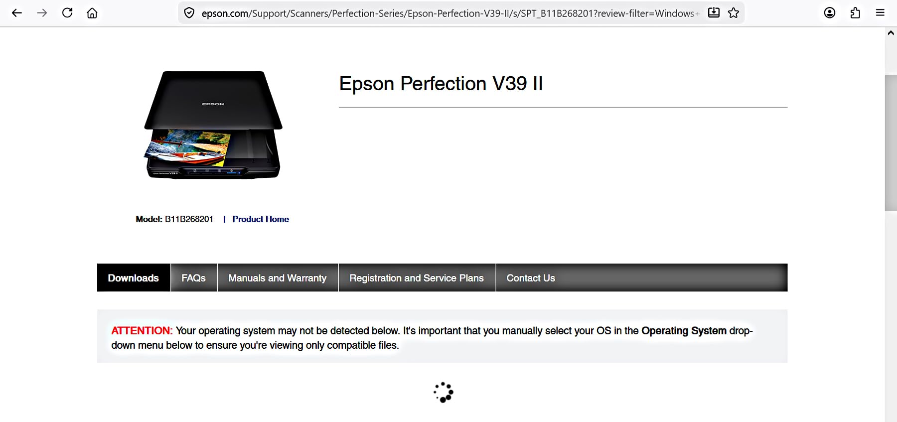 Epson Perfection V39 II Color Photo and Document Flatbed Scanner with 4800 dpi Optical Resolution Image Scanning, High-Rise Removable Lid, Scan to Cloud and USB Power, Black customer photo 2