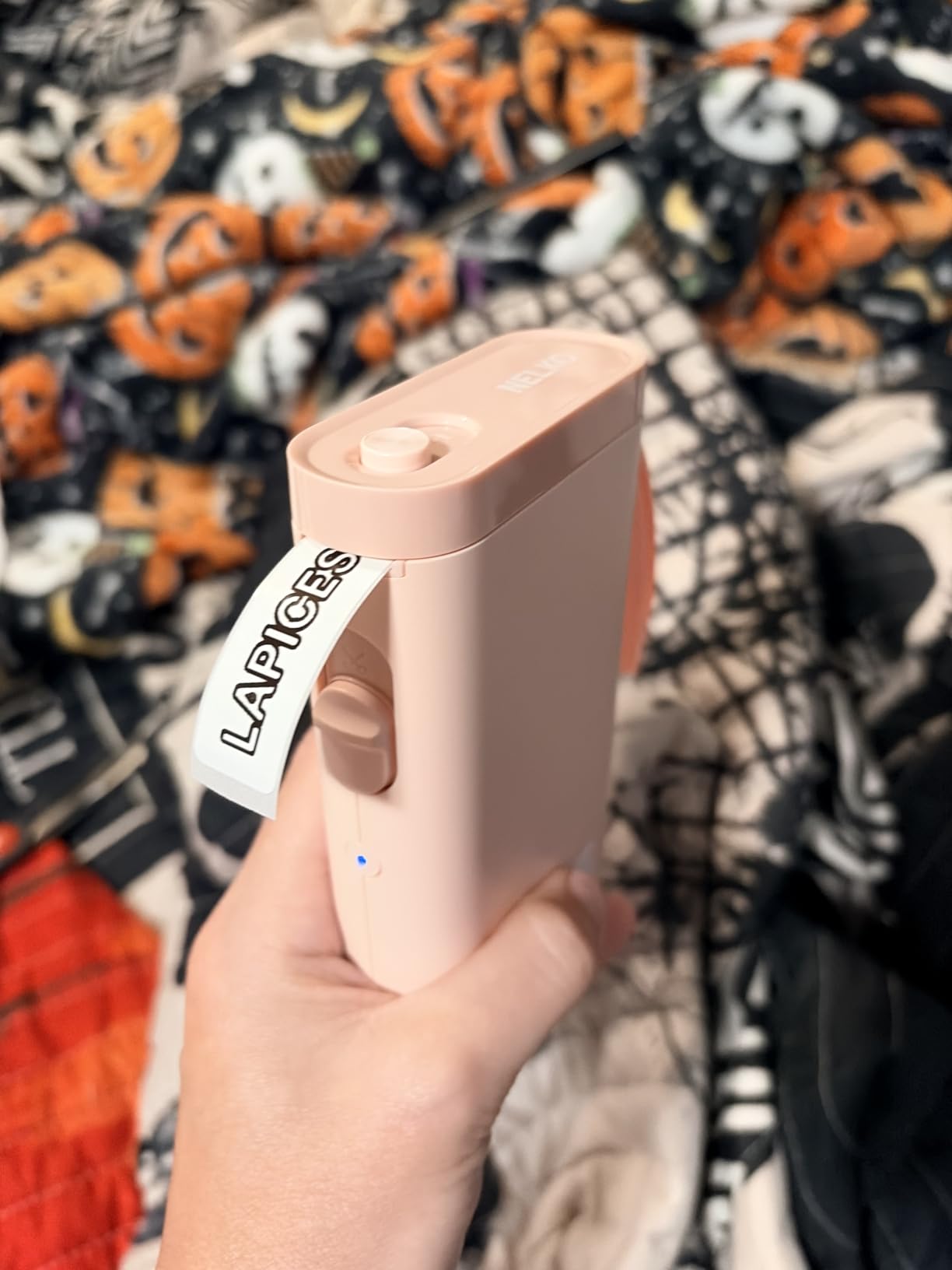 Nelko Label Maker Machine with Tape, P21 Bluetooth Label Printer, Wireless Mini Label Makers with Multiple Templates for School Office Home, White customer photo 2
