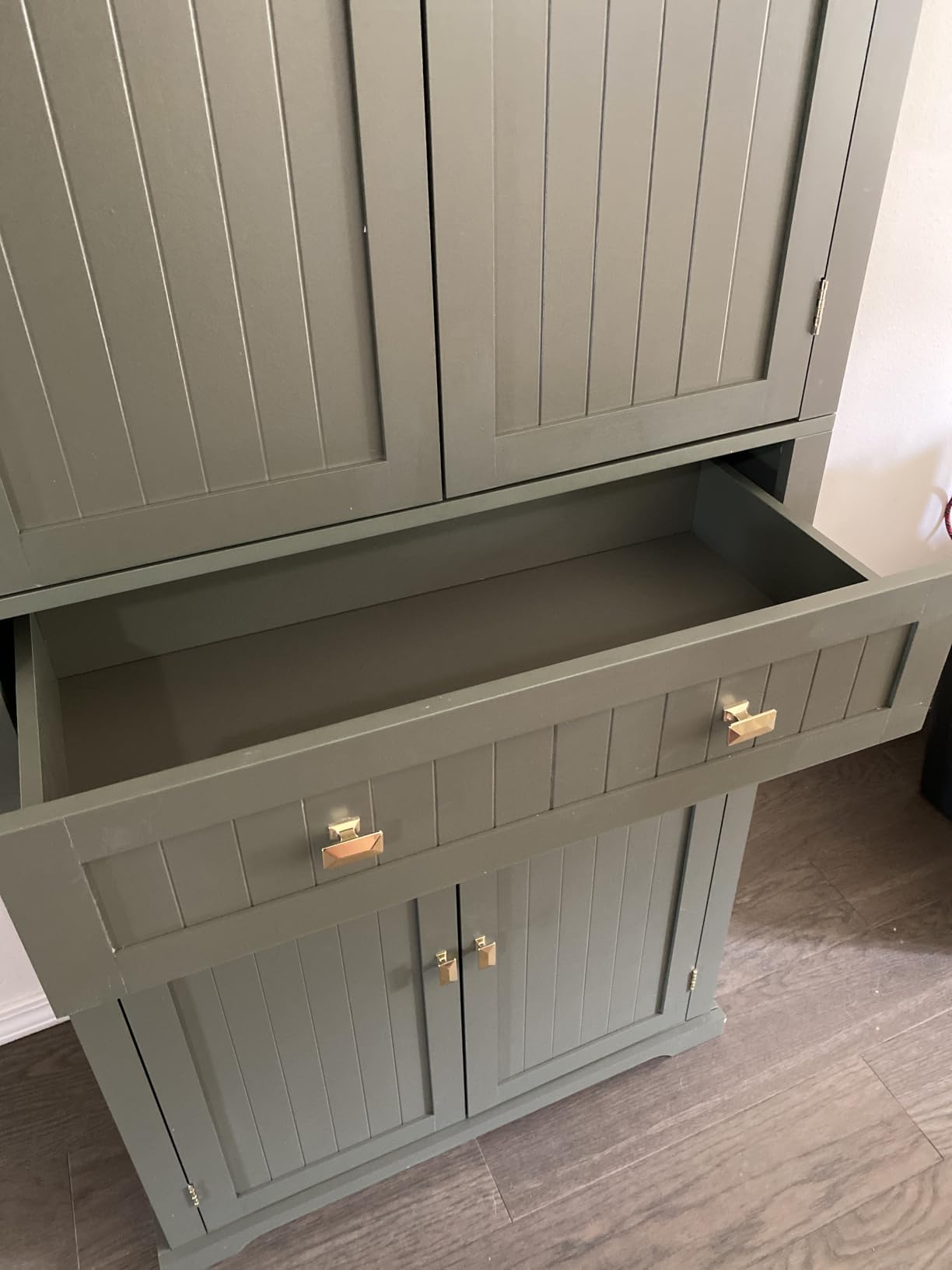 VASAGLE Pantry Cabinet, Freestanding Tall Cupboard with a Drawer customer photo 2