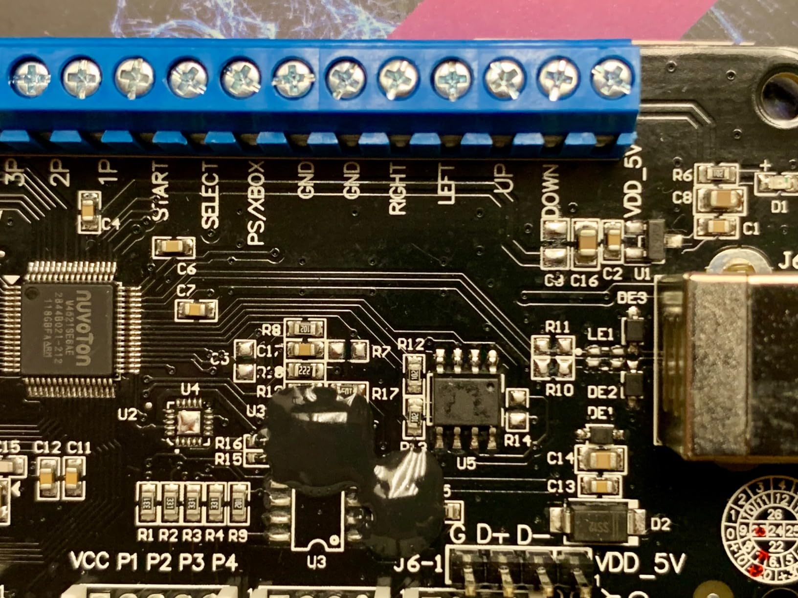 Universal Fighting Board Fusion - Pre-installed header version, For PS5 Fighting Games solution, compatible with Street Fighter 6 and Tekken 8 customer photo 1