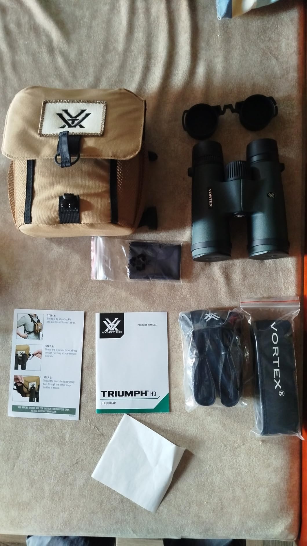 Vortex Triumph HD 10x42 Binoculars | HD Optics, Tripod Adaptable, Waterproof, Fogproof, Shockproof, Included Glasspak Harness - Unlimited, Unconditional Warranty customer photo 1