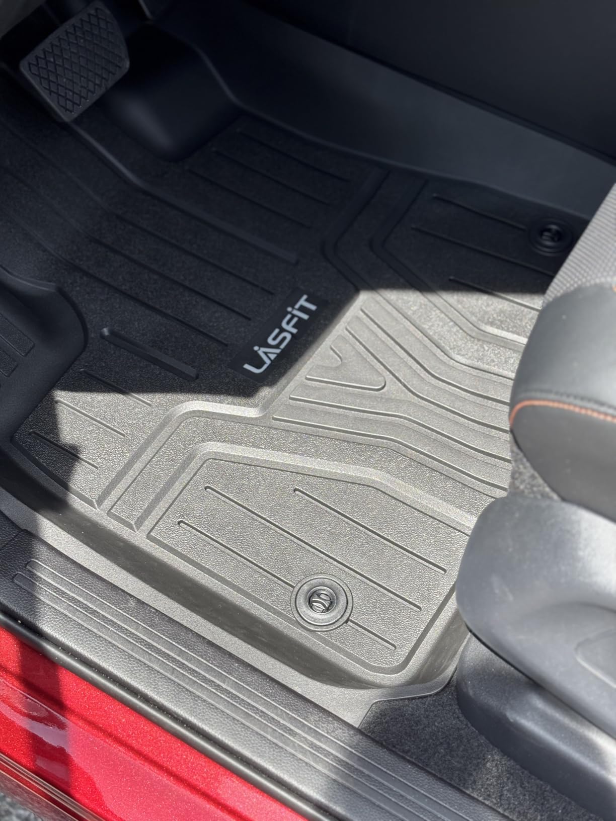 LASFIT Floor Mats for Honda CR-V 2023-2026 (Gasoline & Hybrid & e:FCEV) | All Weather Custom Fit Anti-Slip TPE Floor Liners 1st & 2nd Row & Cargo Liner (Upper Position), Full Set customer photo 2